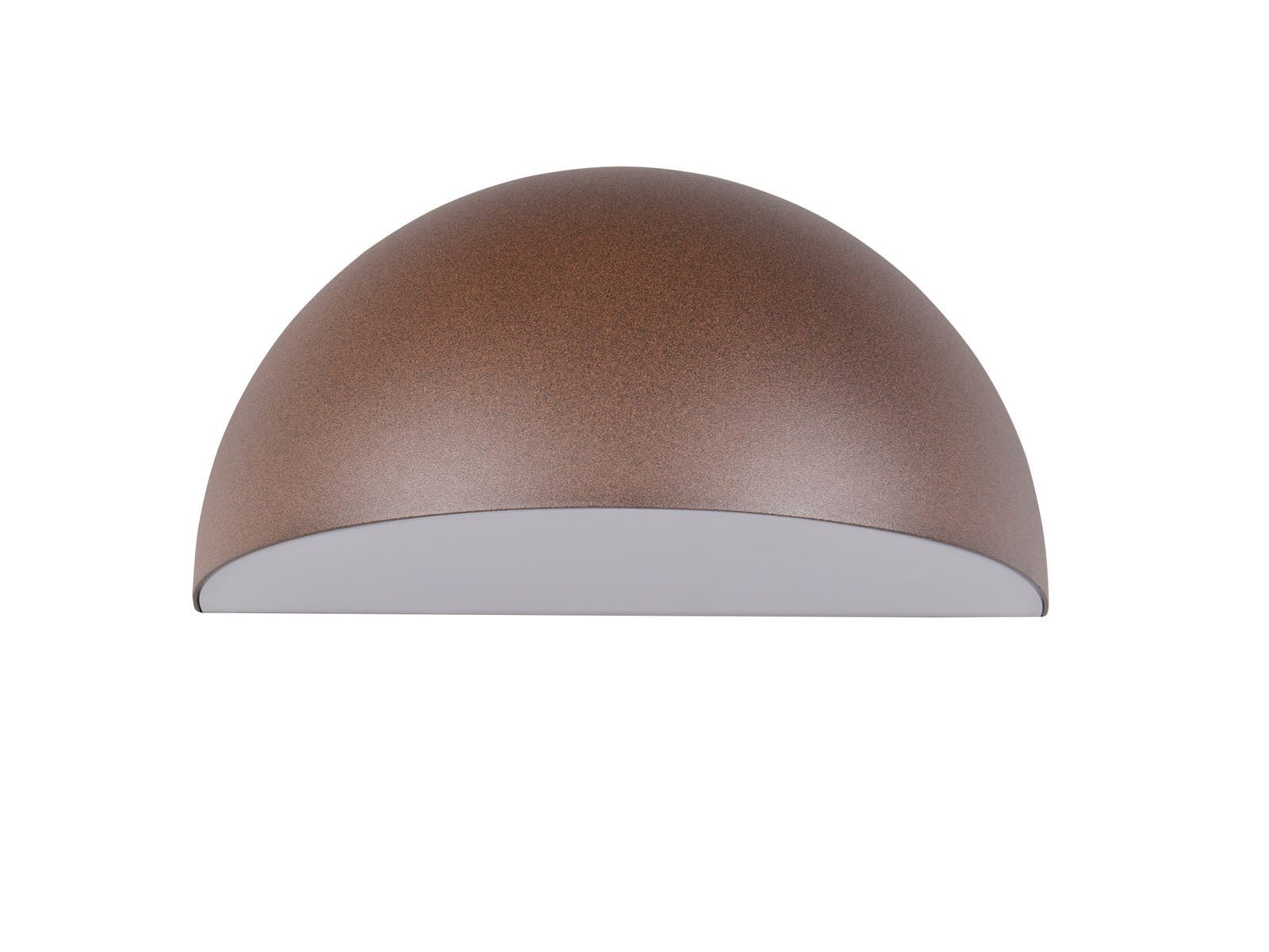 TRIO Leuchten LED Außen-Wandleuchte, LED wechselbar, Warmweiß, IP 44 Außenleuchte Rostbraun, Außen-Beleuchtung Haus-Wand, Breite 27cm