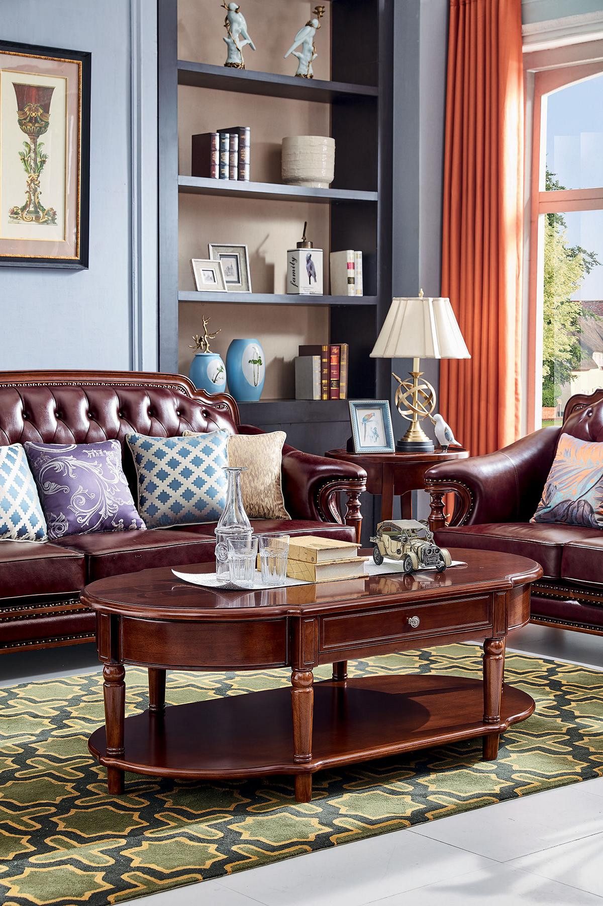 JVmoebel Couchtisch Klassischer Couchtisch aus Holz für Ihr Wohnzimmer in Braun, Made in Europa