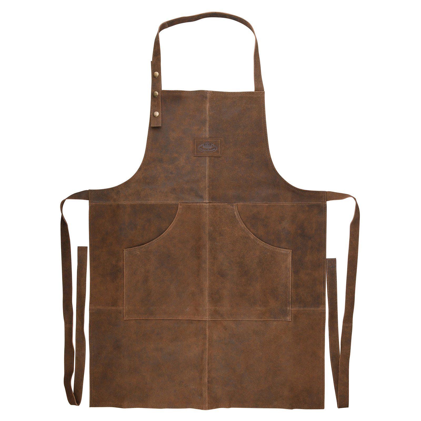 esschert design Grillschürze Leder BBQ Grillschürze Küchen, Schürze Kochschürze Latzschürze Party