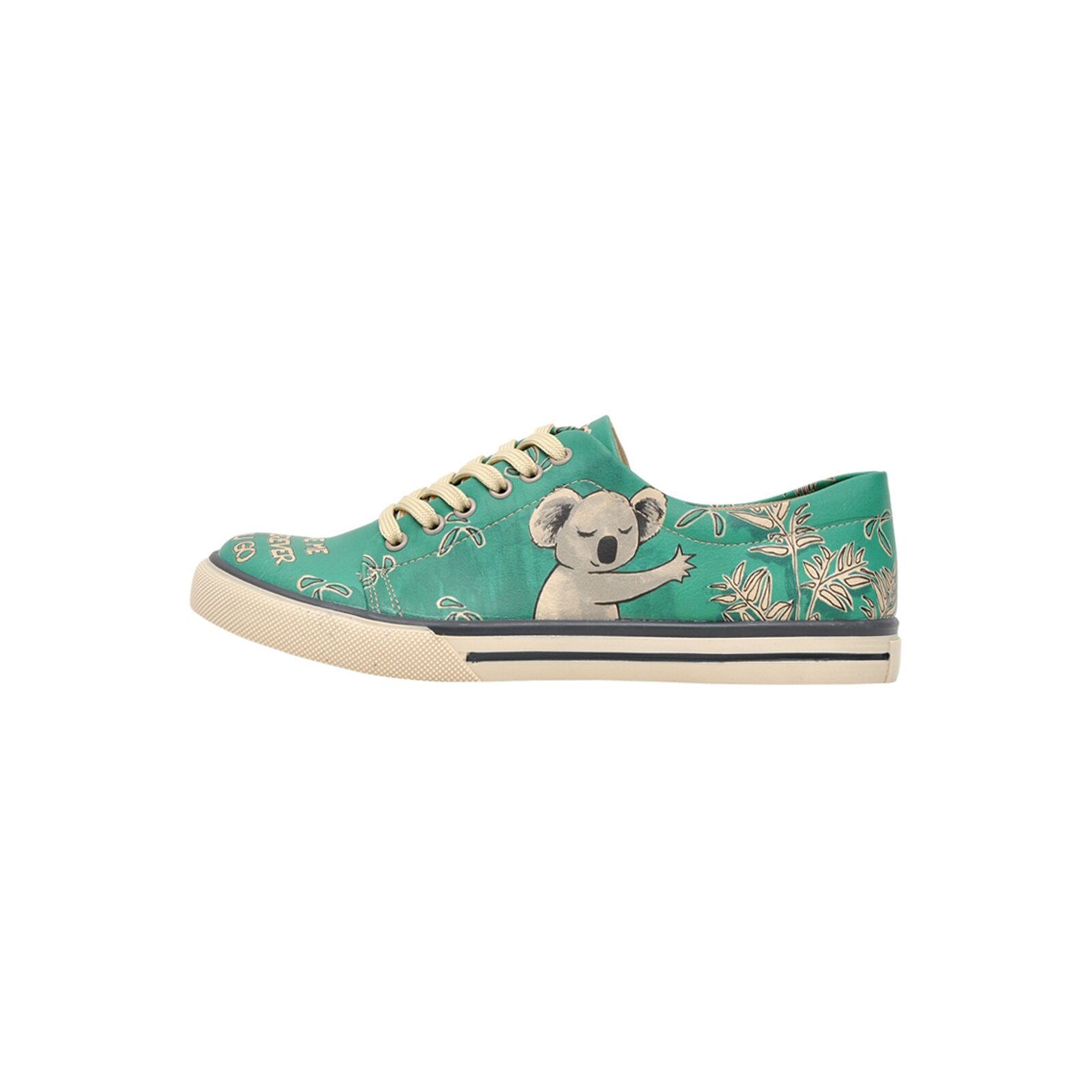 DOGO Classic Schnürsneaker Koala Hug Damen Sneaker Sneaker Handgefertigt