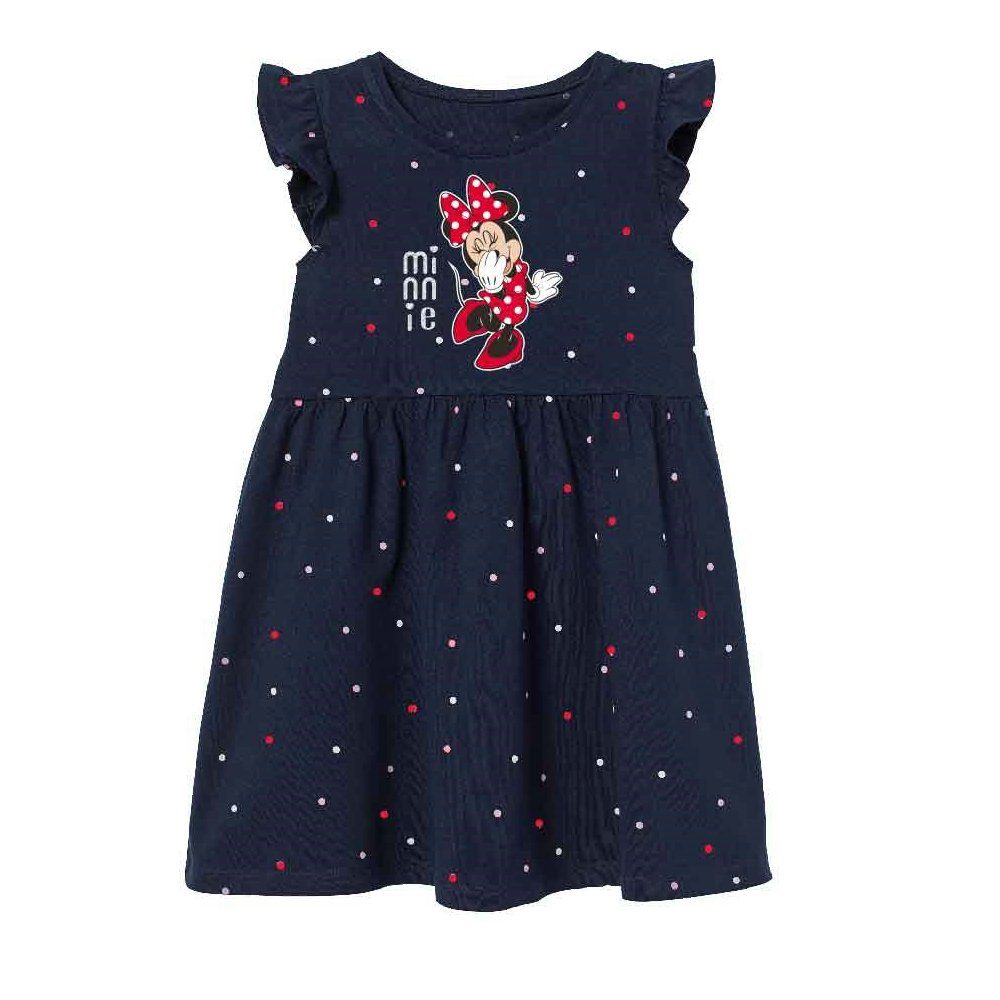 Disney Minnie Mouse Sommerkleid »Minnie Maus Kinder Kleid« Gr. 98 bis 128,  100% Baumwolle, Dunkelblau online kaufen | OTTO