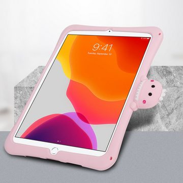 Cadorabo Tablet-Hülle Apple iPad AIR 3 (10.5 Zoll) Apple iPad AIR 3 (10.5 Zoll), Tablethülle - Schutzhülle für Kinder aus TPU Silikon mit Standfunktion