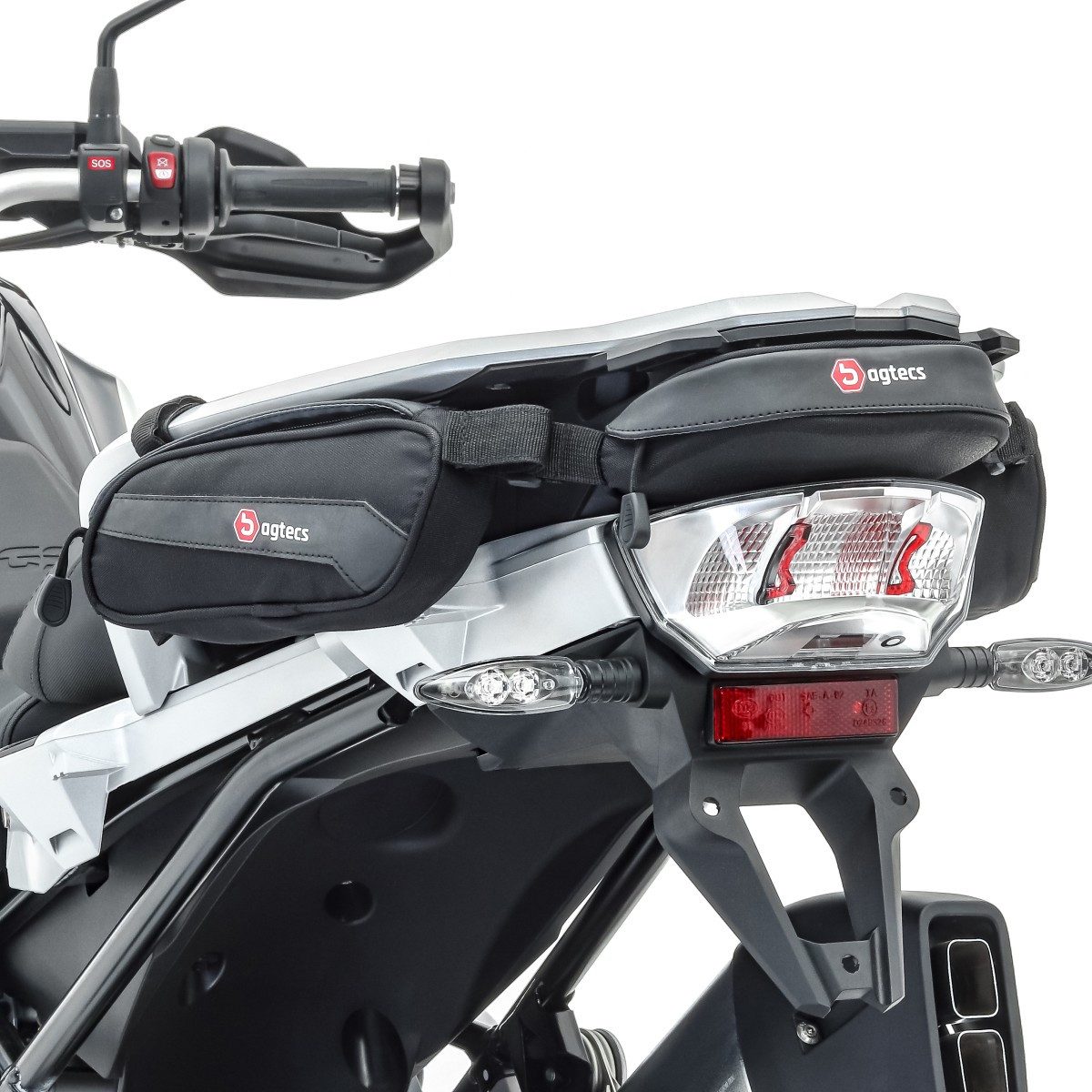 Bagtecs Reisetasche Set: Rahmentaschen BF3 Paar + Hecktasche passend für BMW R 1200 GS / R