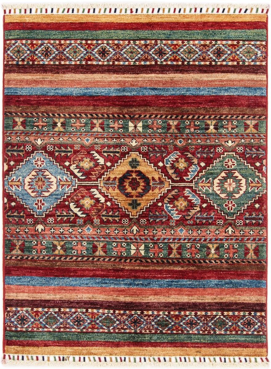 Orientteppich Arijana Shaal 87x114 Handgeknüpfter Orientteppich, Nain Trading, rechteckig, Höhe: 5 mm
