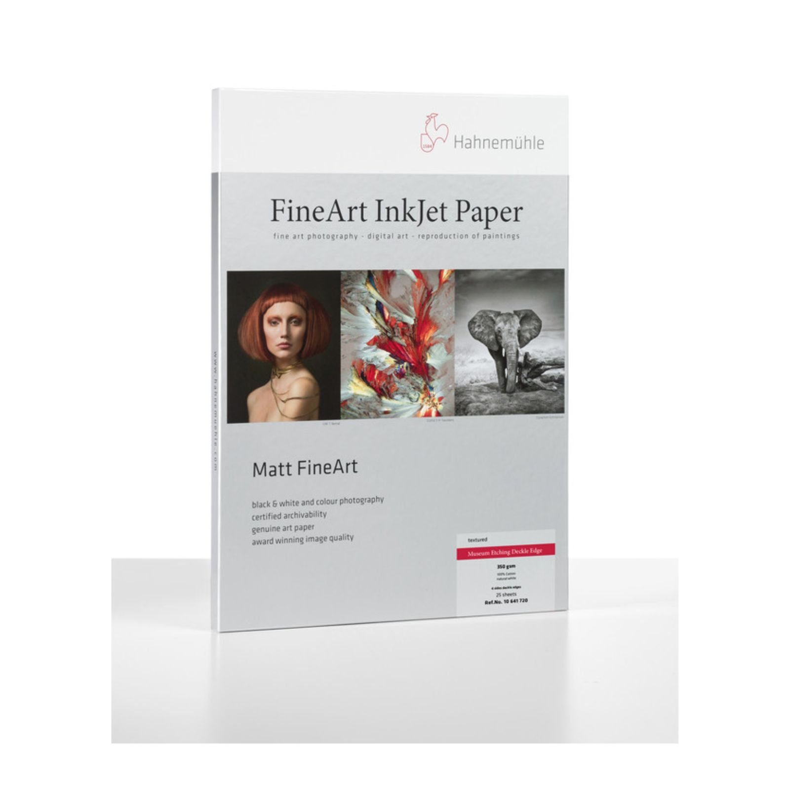 Hahnemühle Fotopapier Museum Etching Deckle Edge FineArt Inkjet-Papier - 350 g/m² - DIN A3+