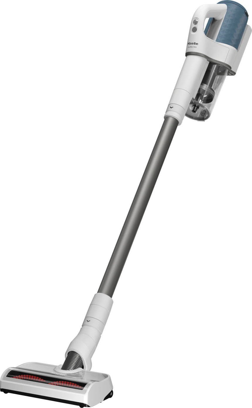 Miele Akku-Hand-und Stielstaubsauger Duoflex HX1 Akku Staubsauger, 2in1-Funktion, 3,15 kg leicht, 160 W, beutellos, Brilliantweiß Spacegrey Terrarot
