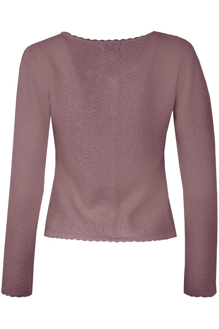MarJo Trachtenjacke Trachten Strickjacke - VILSECK II - mauve günstig online kaufen