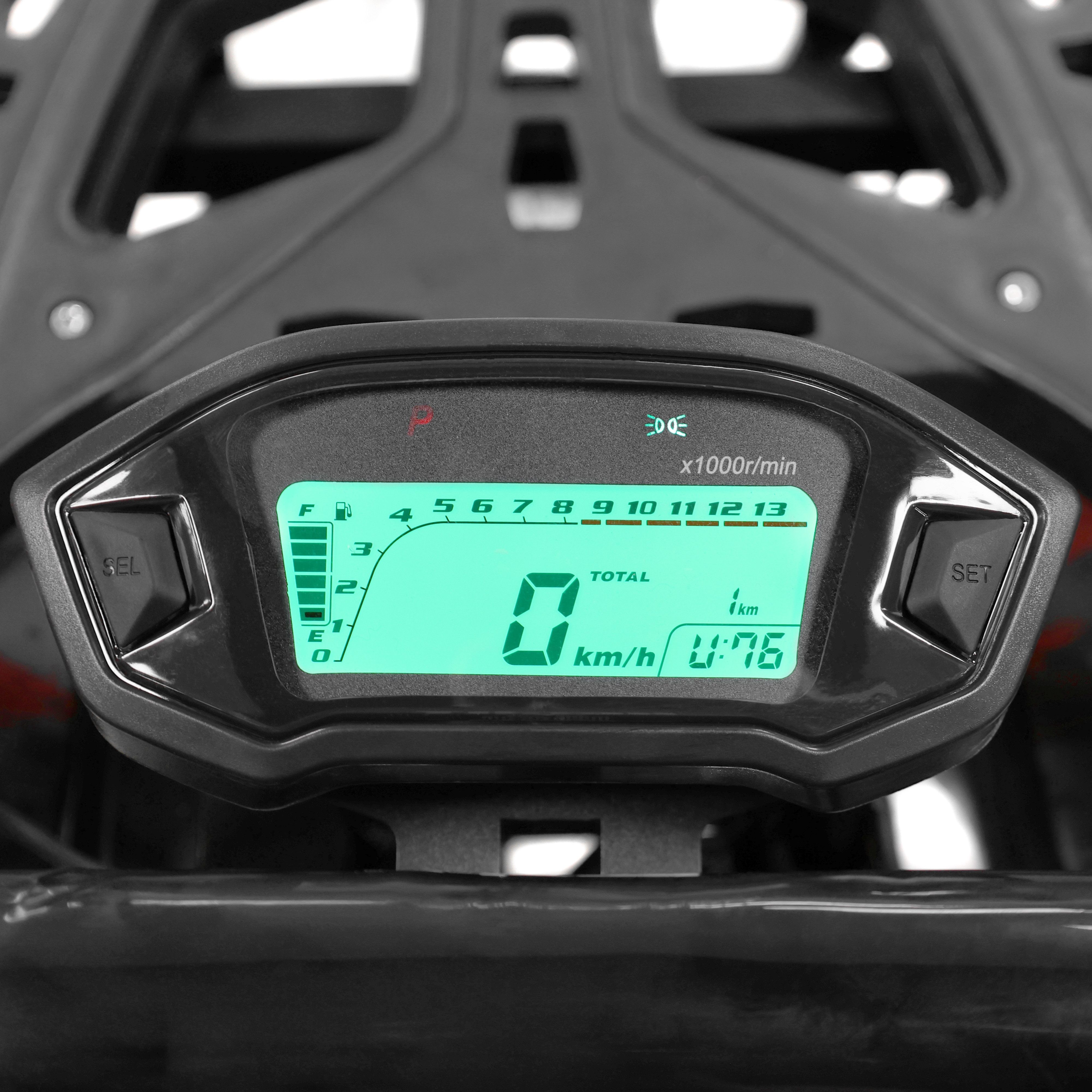 Hecht E-Quad mit Pritsche, klappbare Ladefläche, 66km Reichweite, 475kg Tragkraft, 3000 W, 53 km/h, 52Ah / 72V, Ladefläche 101 x 141 x 68 cm, LED, bis 30° Steigung