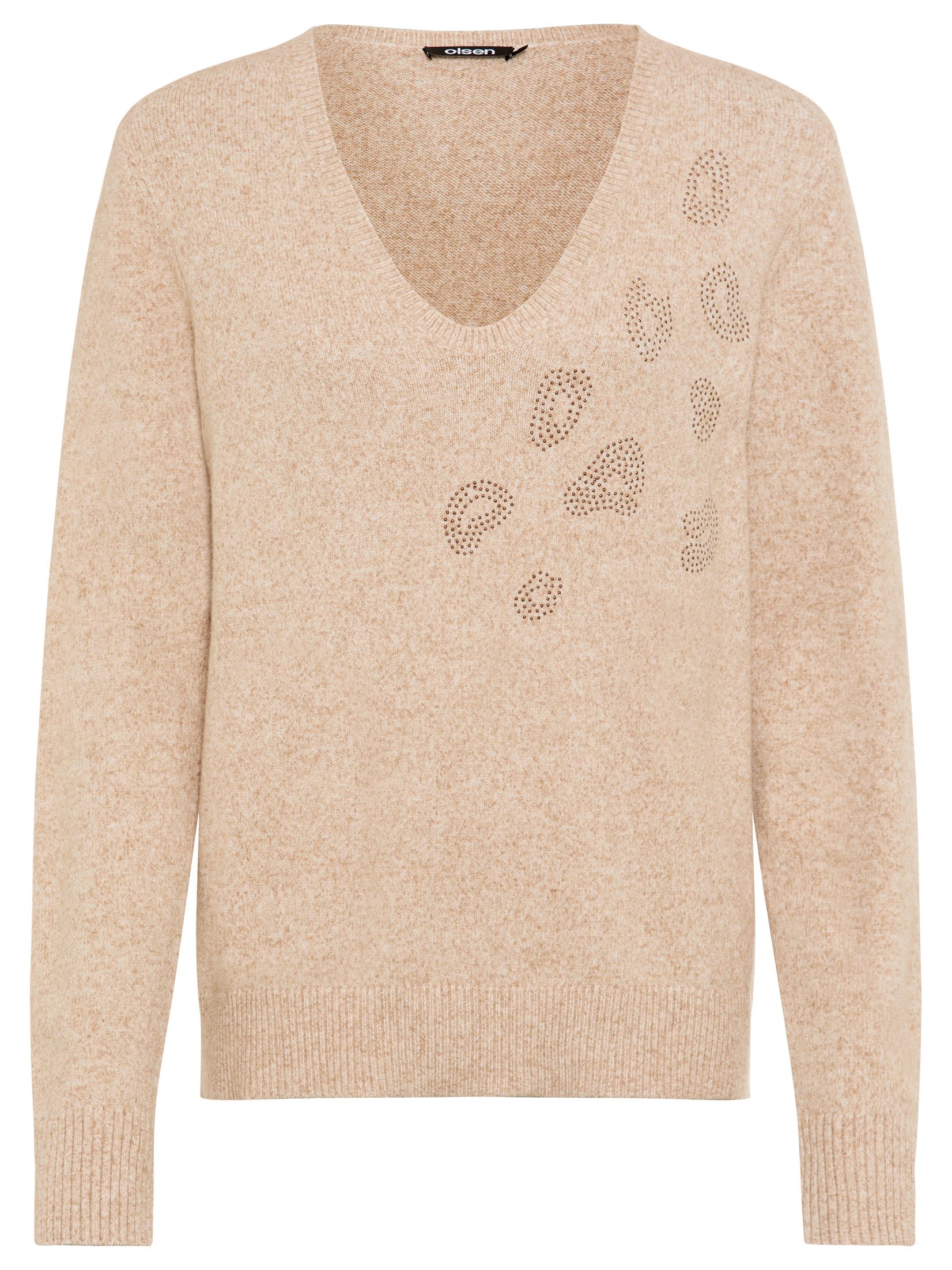 Olsen Rundhalspullover Pullover Long Sleeves