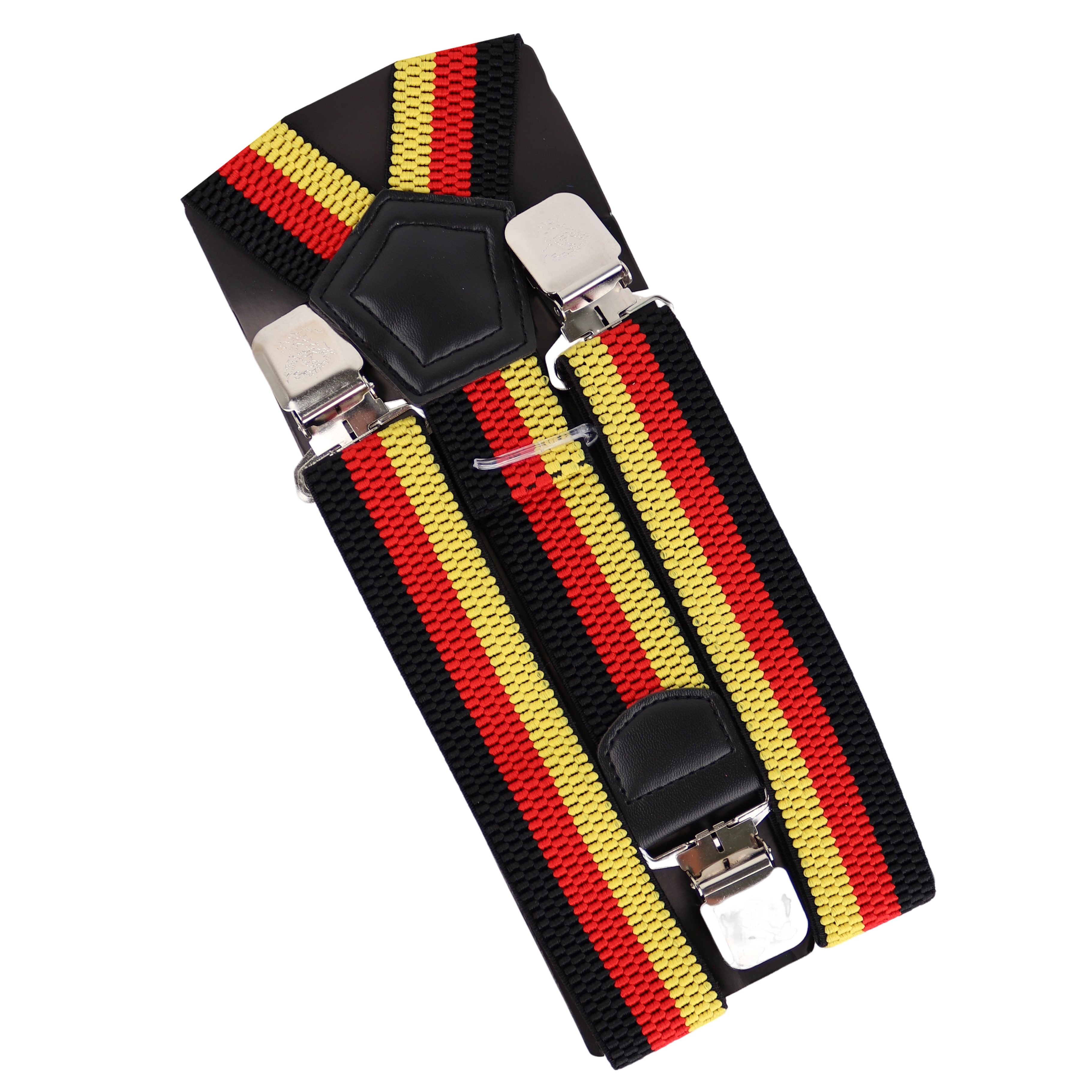 MIRROSI Hosenträger 4cm Breites X-Form mit extra Starken Clipverschluß (hoher Tragekomfort) Länge verstellbar für Damen und Herren