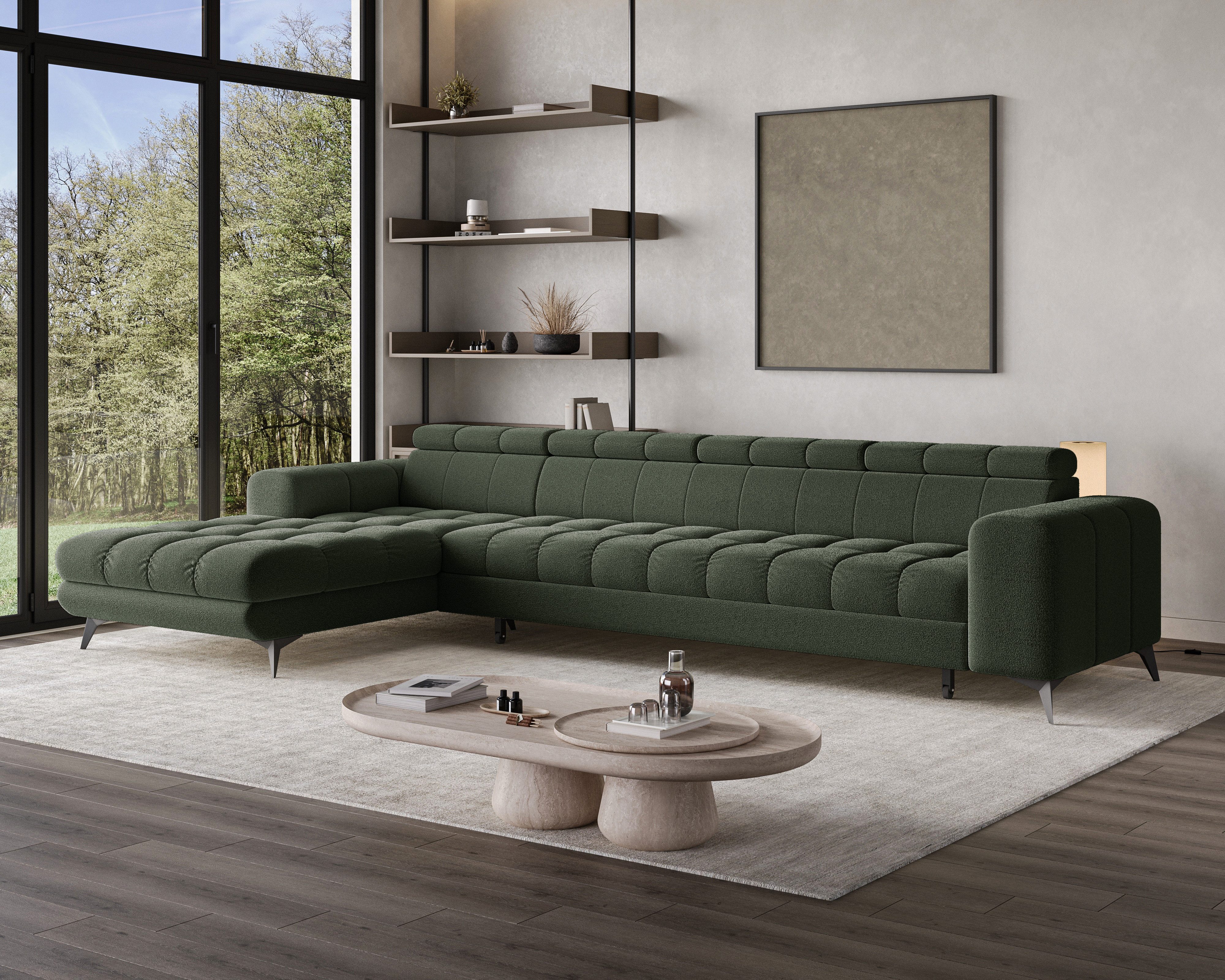 Chilly Möbel Ecksofa Großes L – luxuriöser Komfort, 335x74 cm, Rechts, Quelle 37