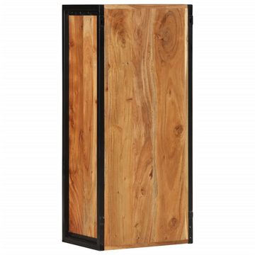 vidaXL Badezimmer-Set Bad-Wandschrank 40x30x90 cm Massivholz Akazie und Eisen