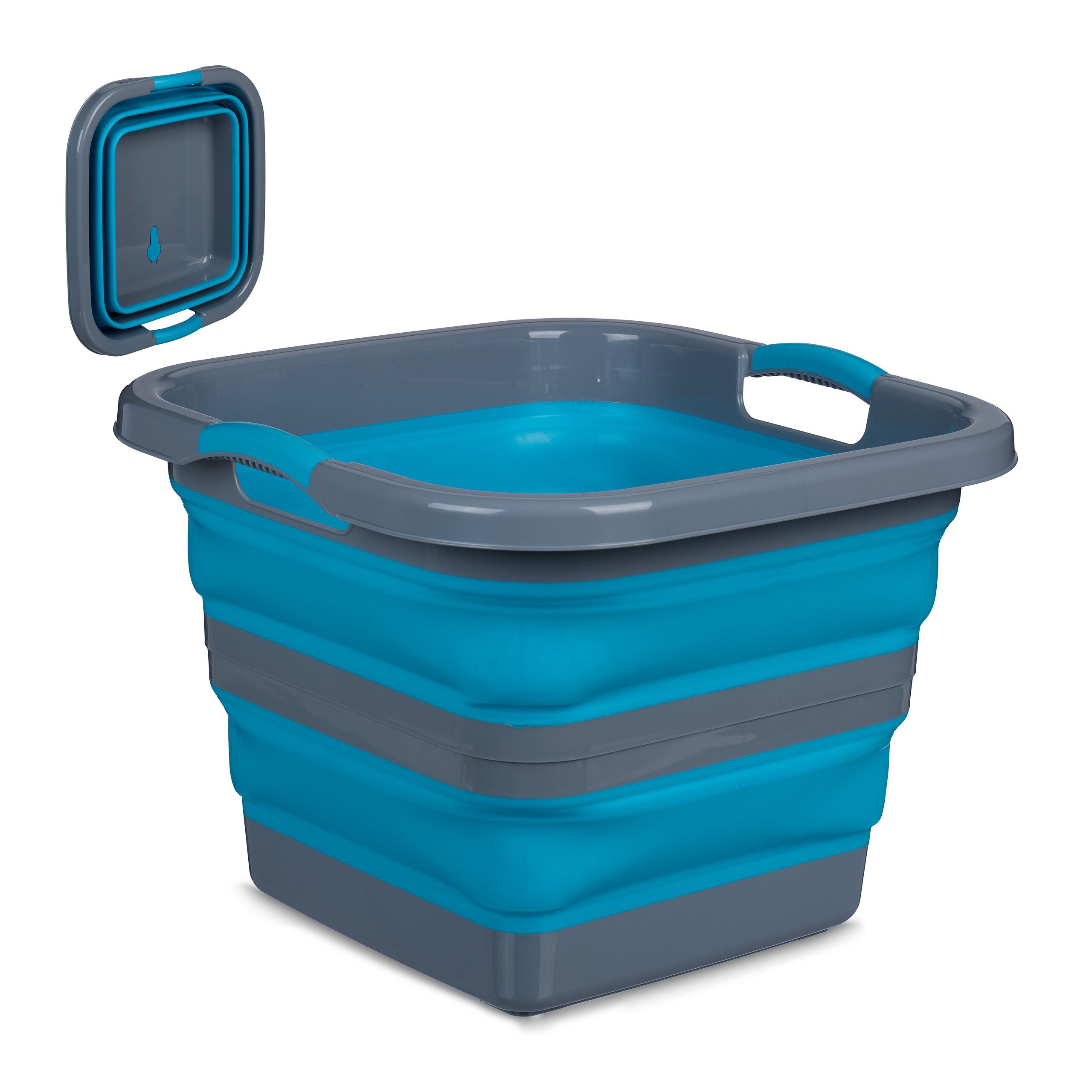 relaxdays Wäschekorb Faltbarer Wäschekorb 40 Liter günstig online kaufen