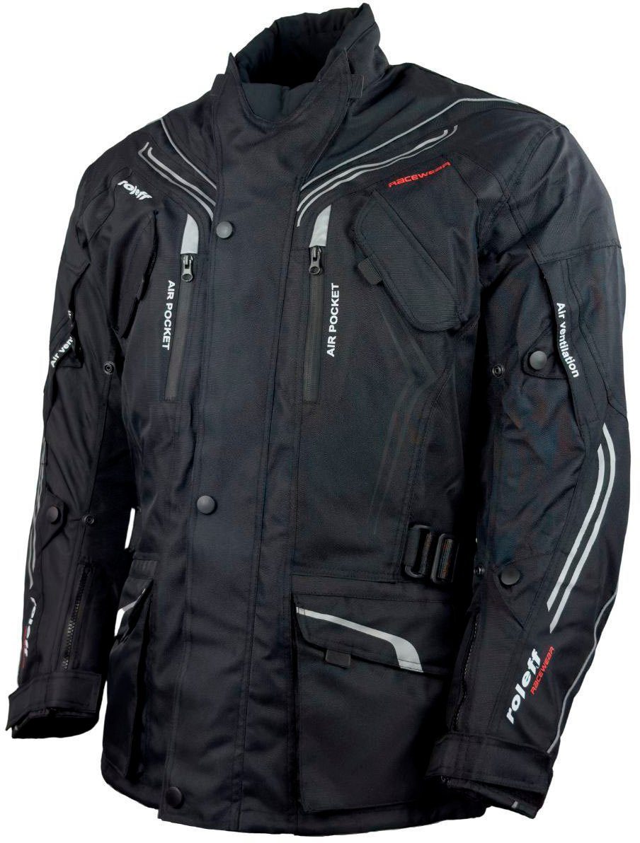 roleff Motorradjacke Turin mit Sicherheitsstreifen günstig online kaufen