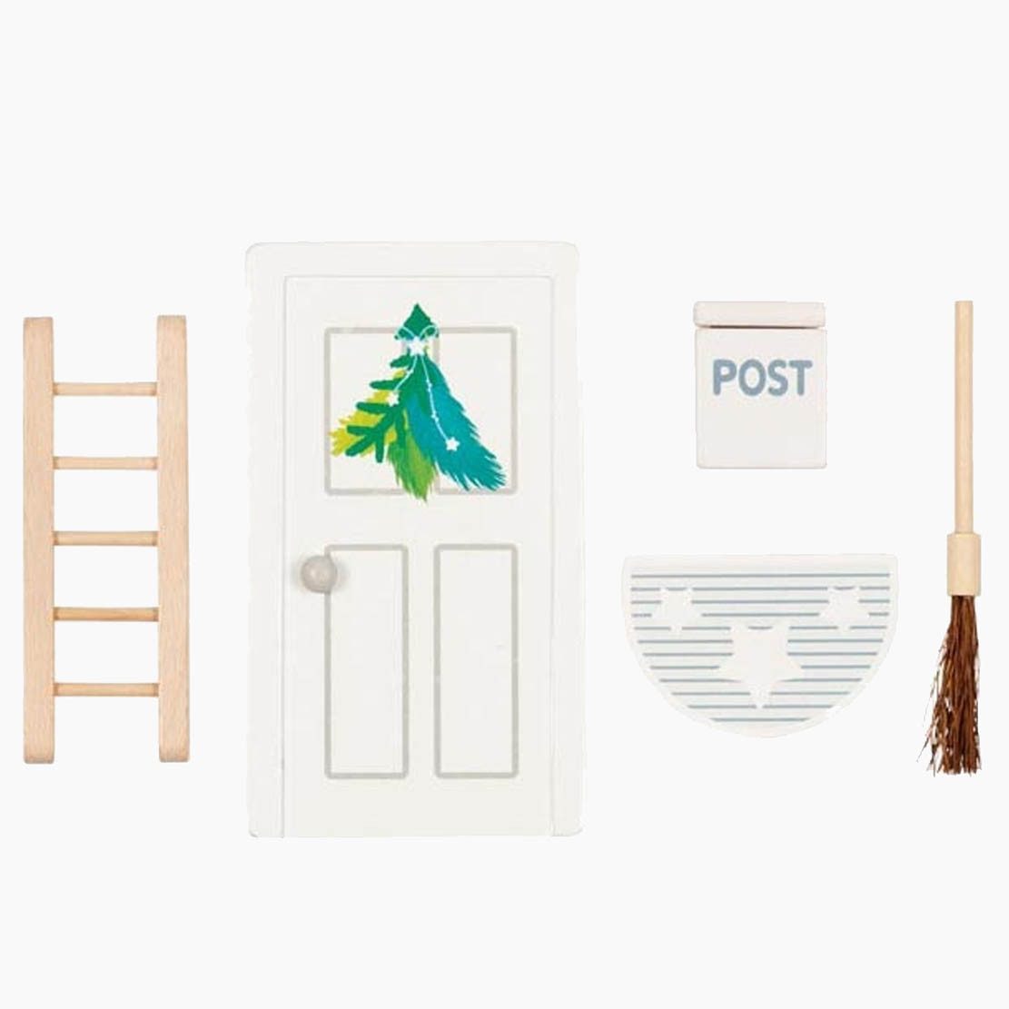 goki Wichteltür Wichteltür (packung, 5 St., set), Leicht in die Weihnachtsdekoration integrierbar