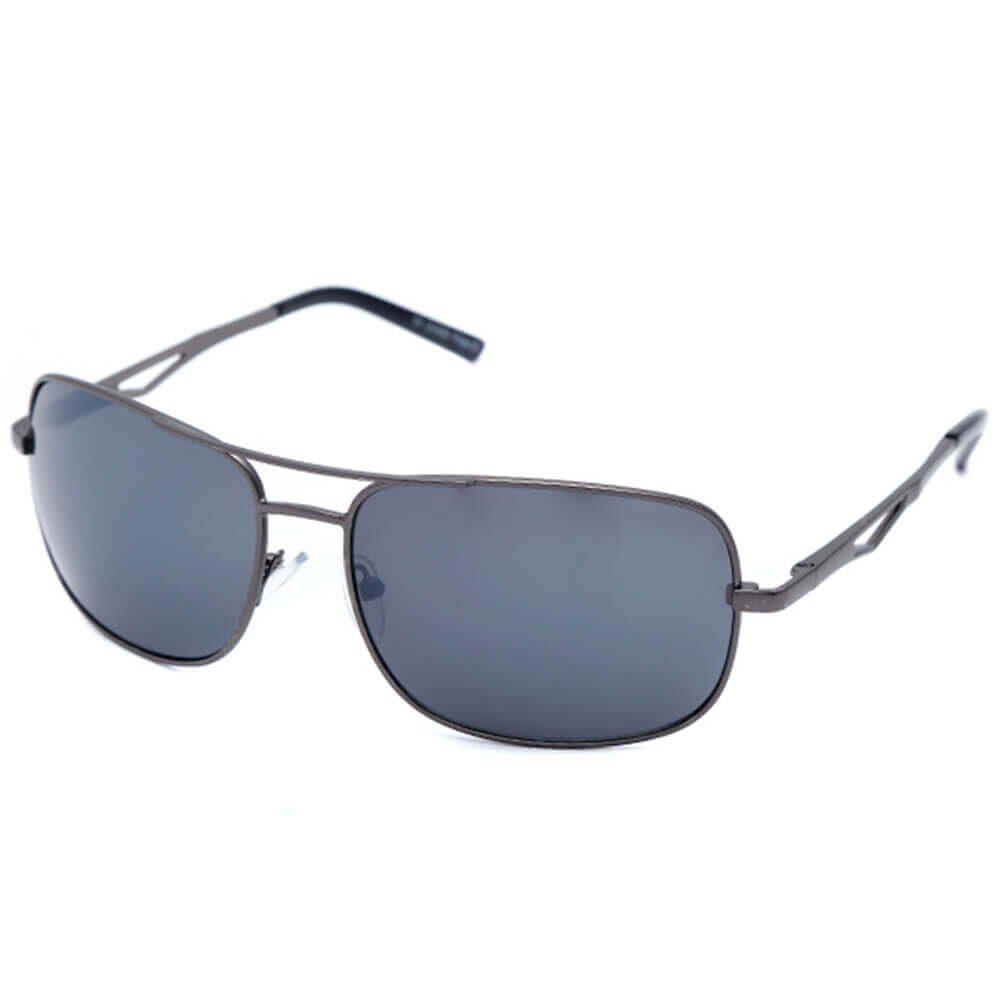 Goodman Design Sonnenbrille Pilotenbrille Fliegerbrille im Classic Style Federbügel. UV Schutz 400 Graphit