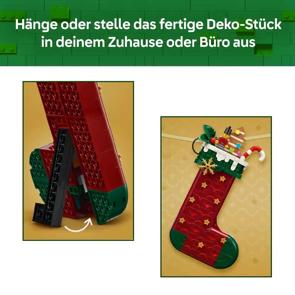 LEGO® LEGO® Iconic 40958 Weihnachtsstrumpf Spielbausteine – Bild 5 von 5