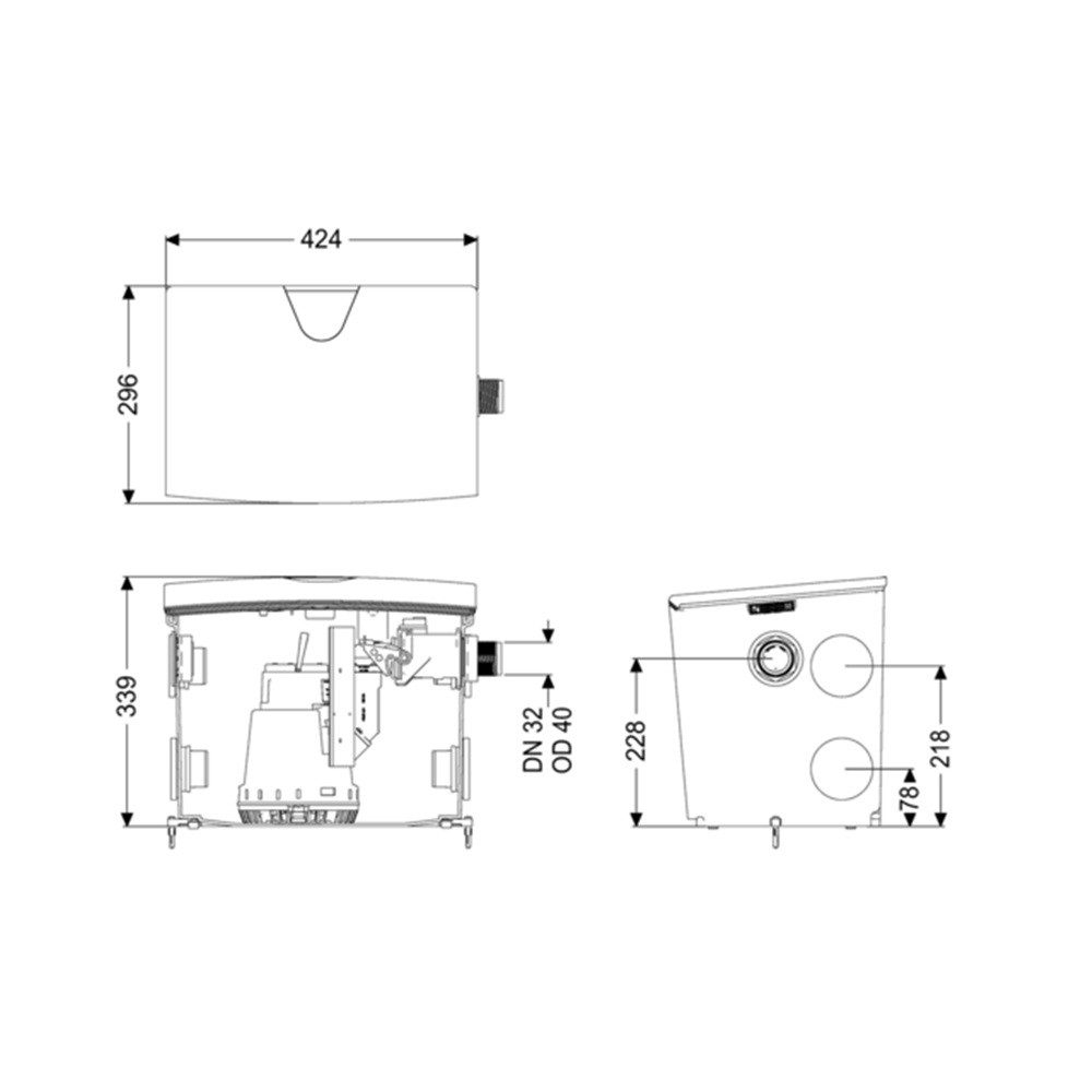 Kessel Hebeanlage KESSEL Hebeanlage Minilift L GTF 1000 28563