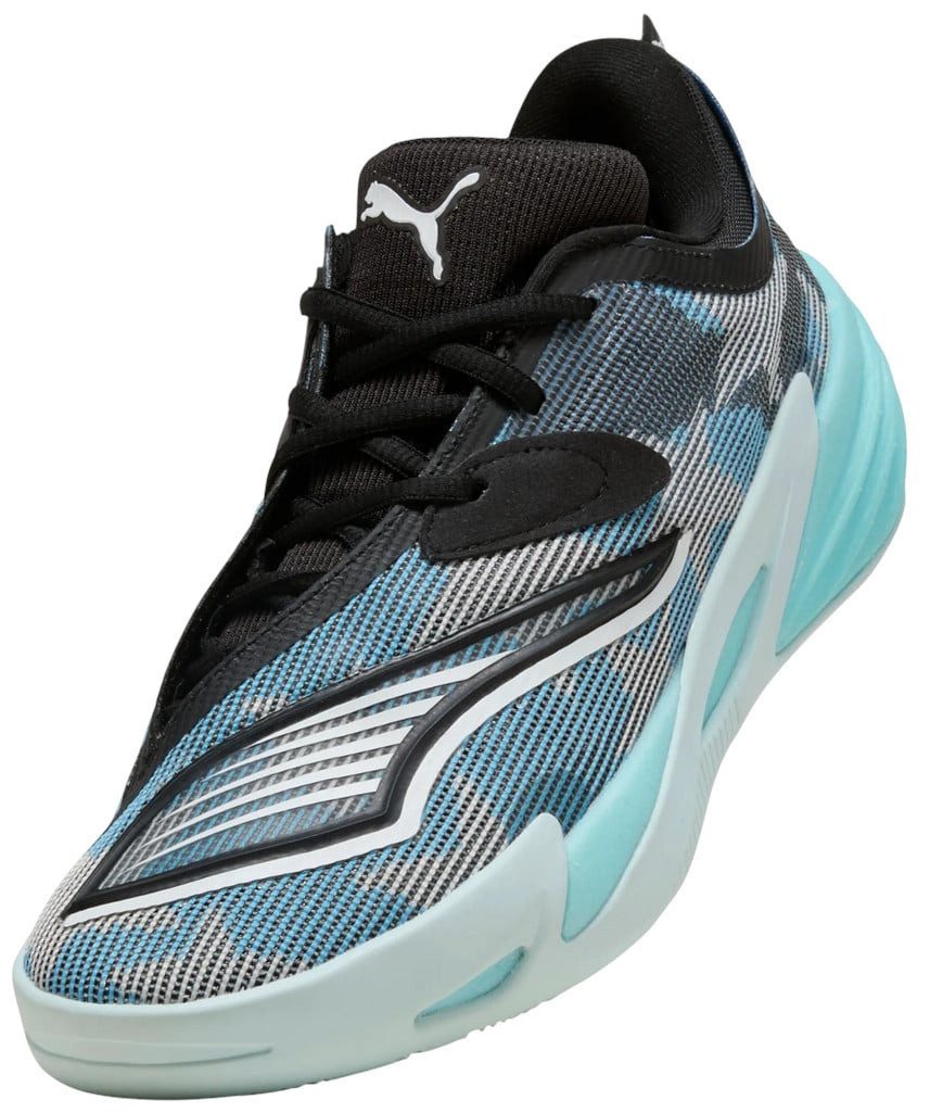 PUMA Hallen-Indoorschuhe All-Pro Nitro™ 2 (Basketball) 2025 blau/bunt Squashschuh