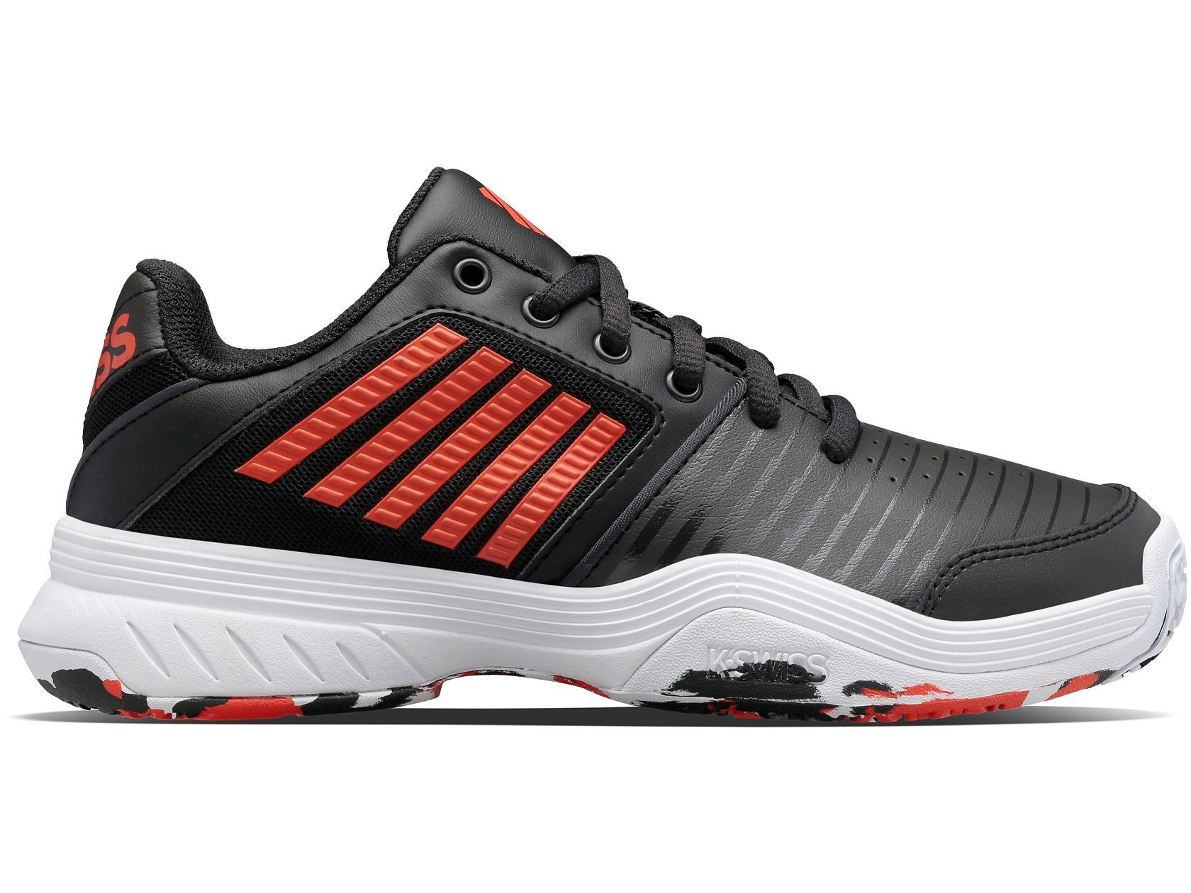 K-Swiss Performance Court Express Allcourt schwarz/orange Kinder Tennisschuh