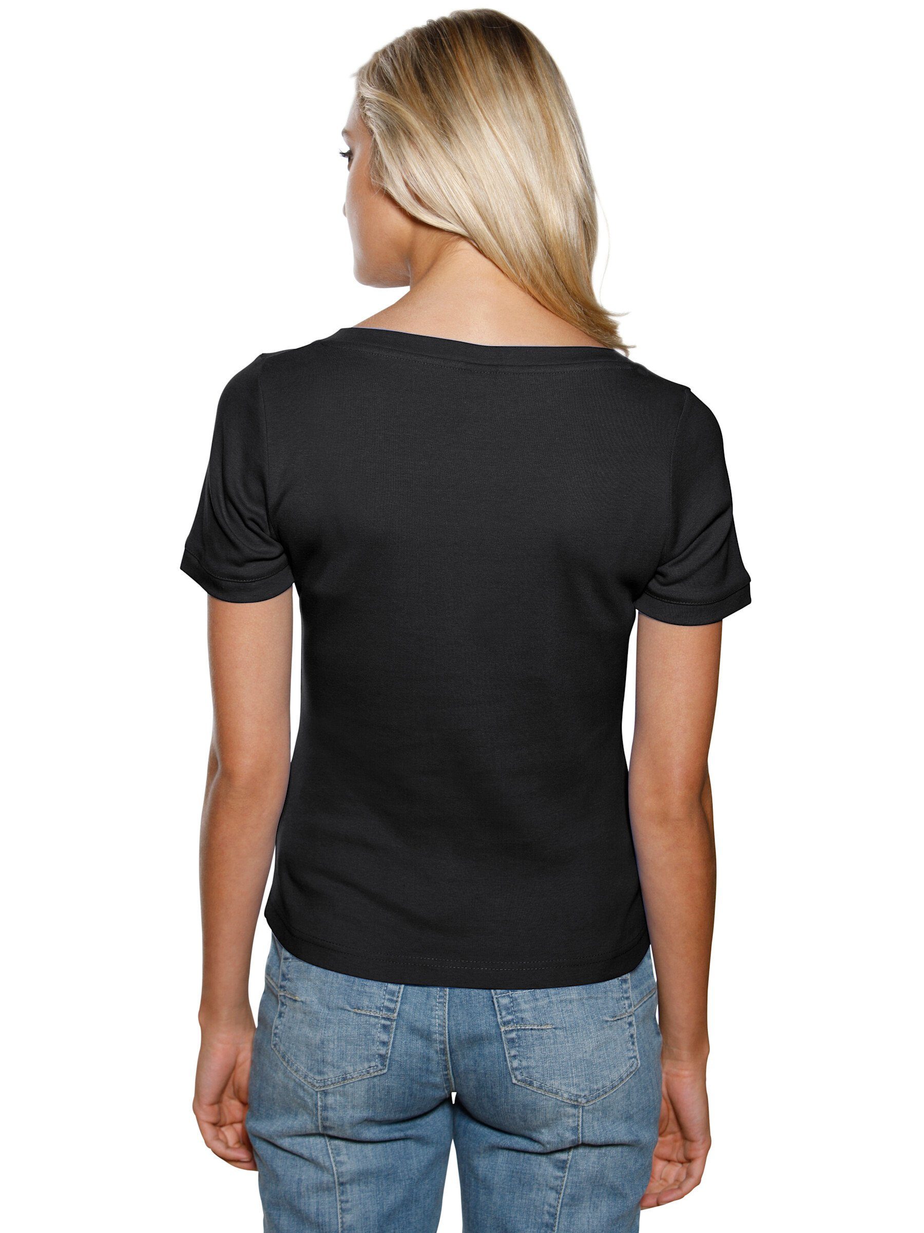 heine T-Shirt Carré-Shirt Kurzarm – Bild 2 von 5