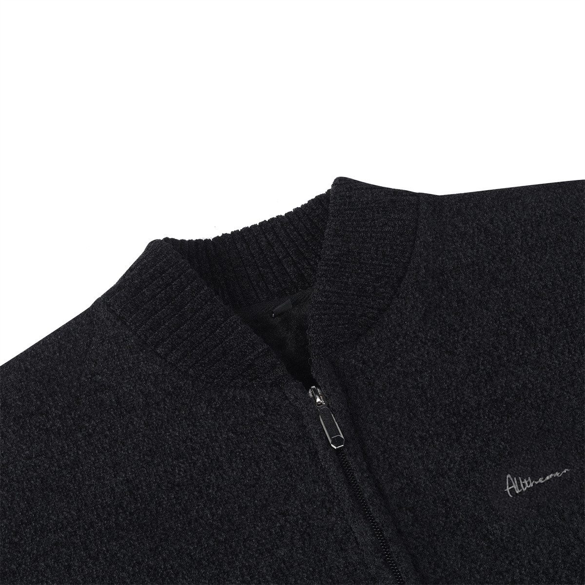 Allthemen Strickjacke Herren Strickjacke mit Stehkragen Cardigan Männer Pulli für Winter