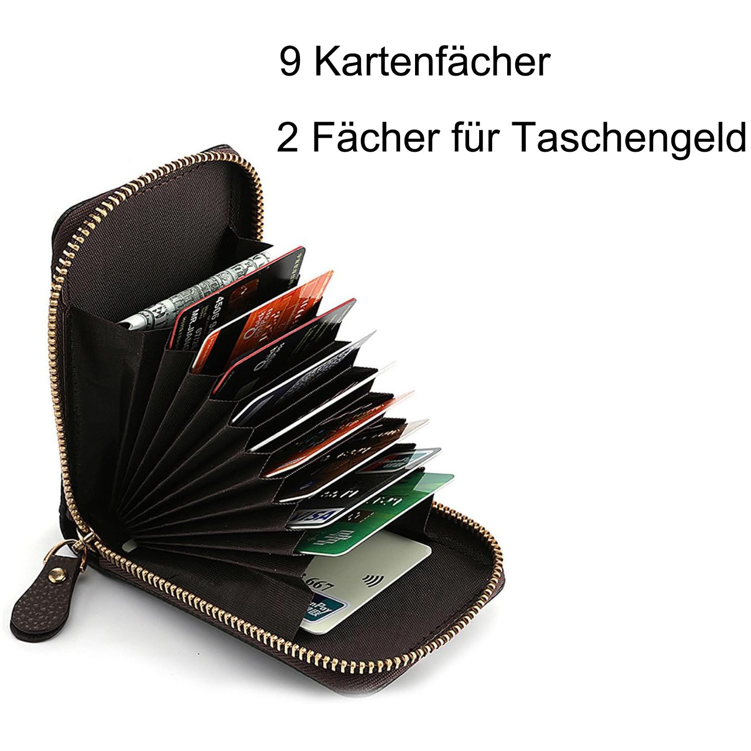 OKWISH Kartenetui Damen Kreditkartenetui Karten Halter günstig online kaufen