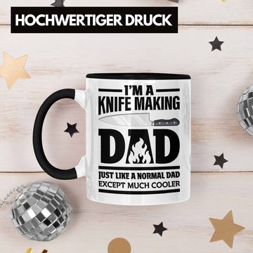 Trendation Tasse Trendation - Schmied Geschenk Tasse mit Spruch Hufschmied Kaffeetasse Geschenkidee Papa