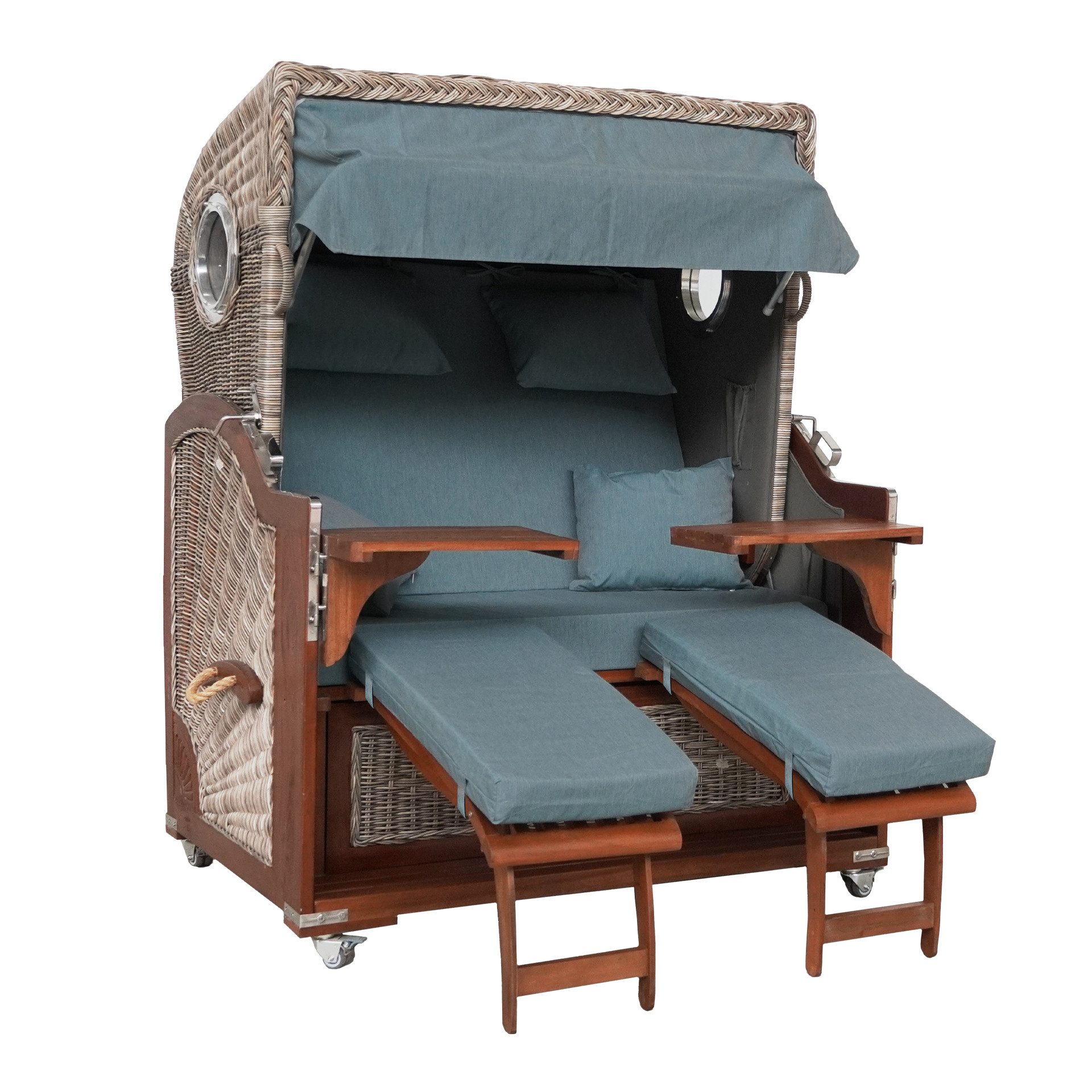 WebaVita Strandkorb Webavita Strandkorb Bali Teak günstig online kaufen