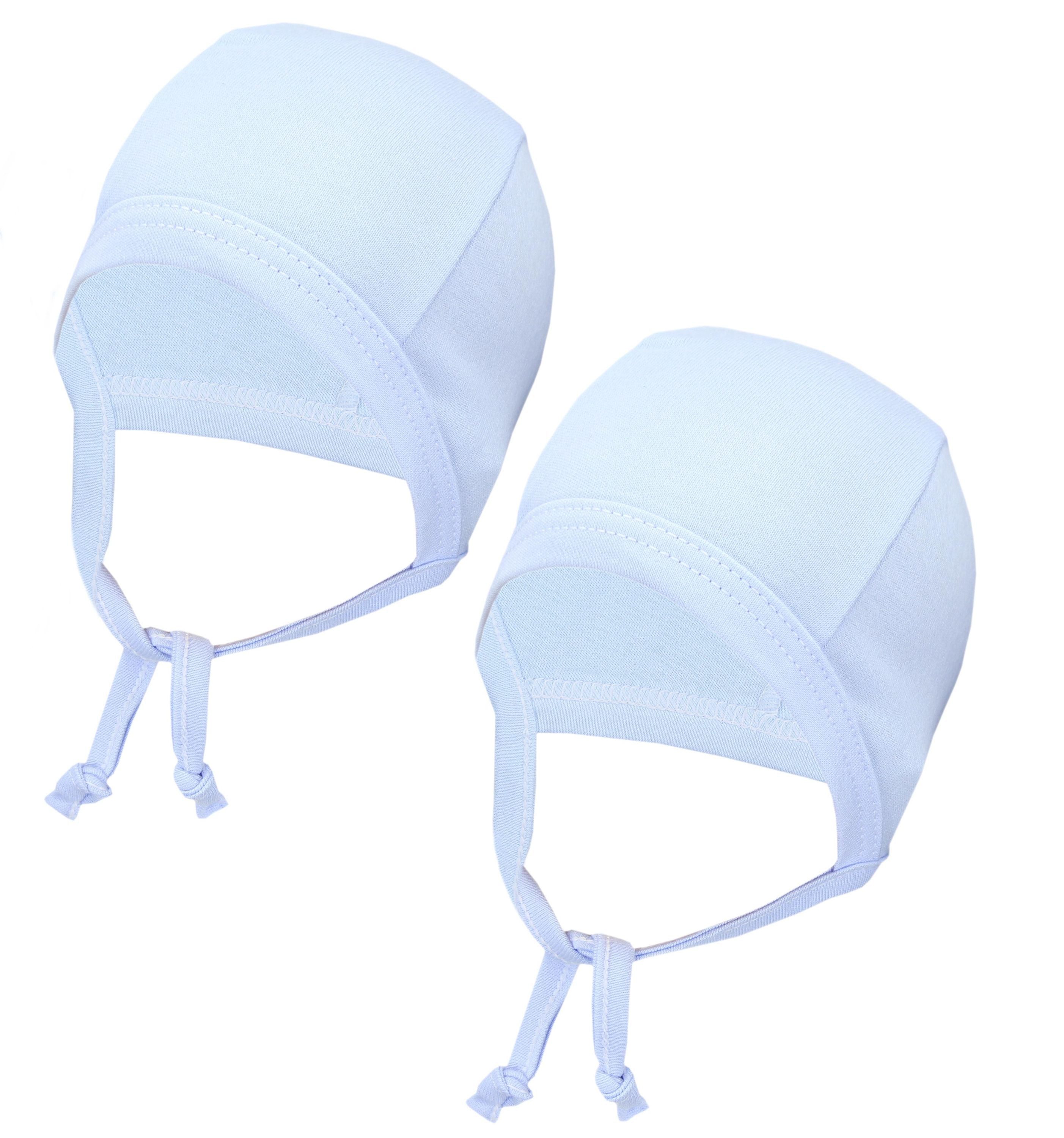 Erstlingsmütze TupTam Unisex Baby Erstlingsmütze zum Binden 2er Pack