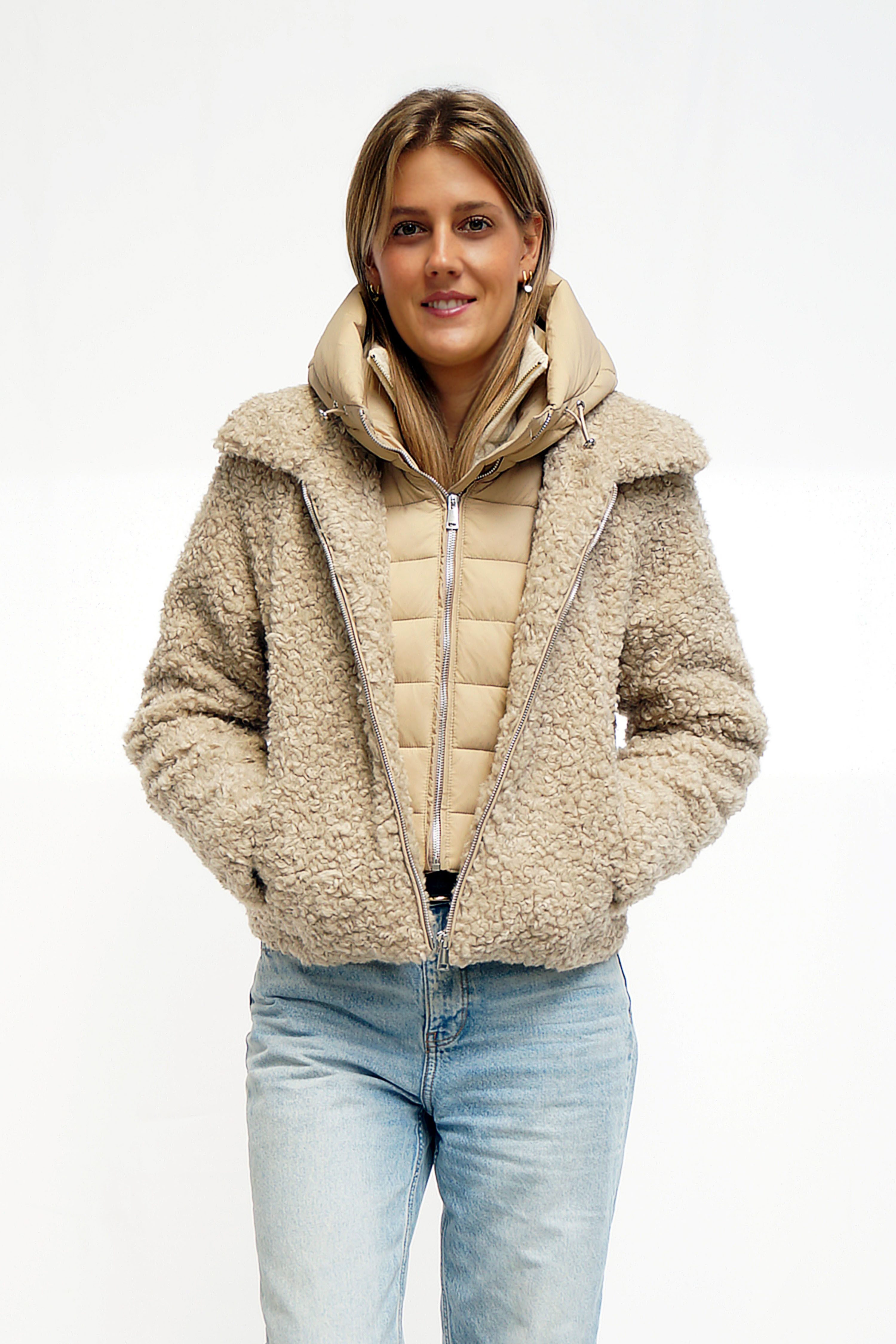 FUNK since 1776 Fellimitatjacke in hochwertiger günstig online kaufen