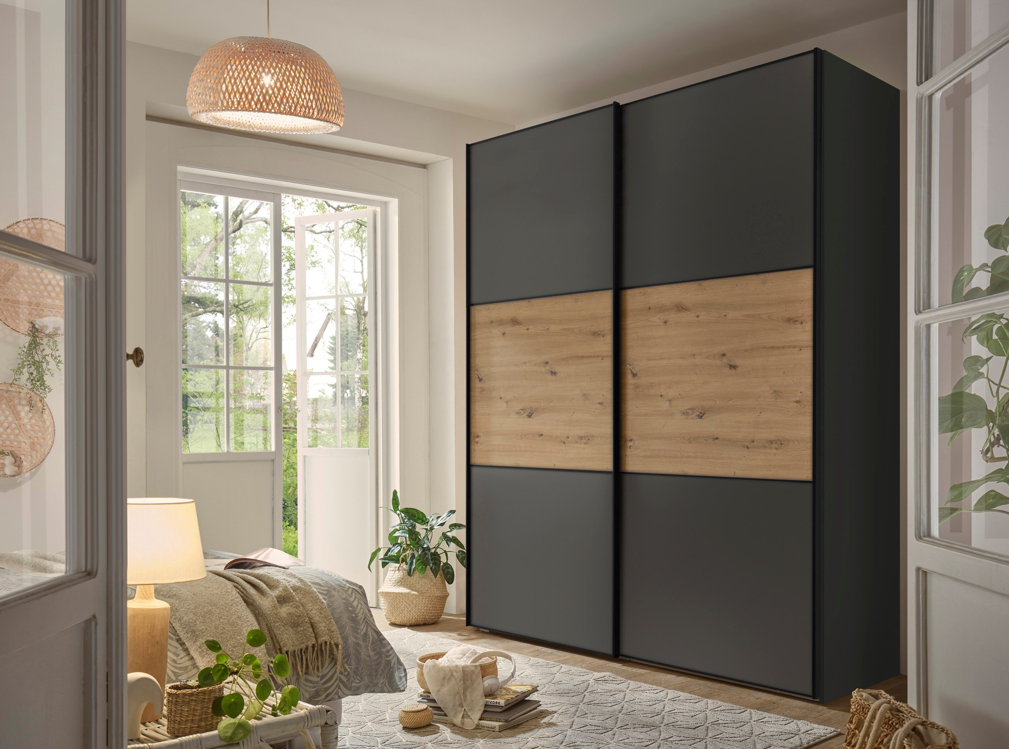 STAUD Schwebetürenschrank Includo, Made in Germany Mit vier verschiedenen Ausstattungsvarianten