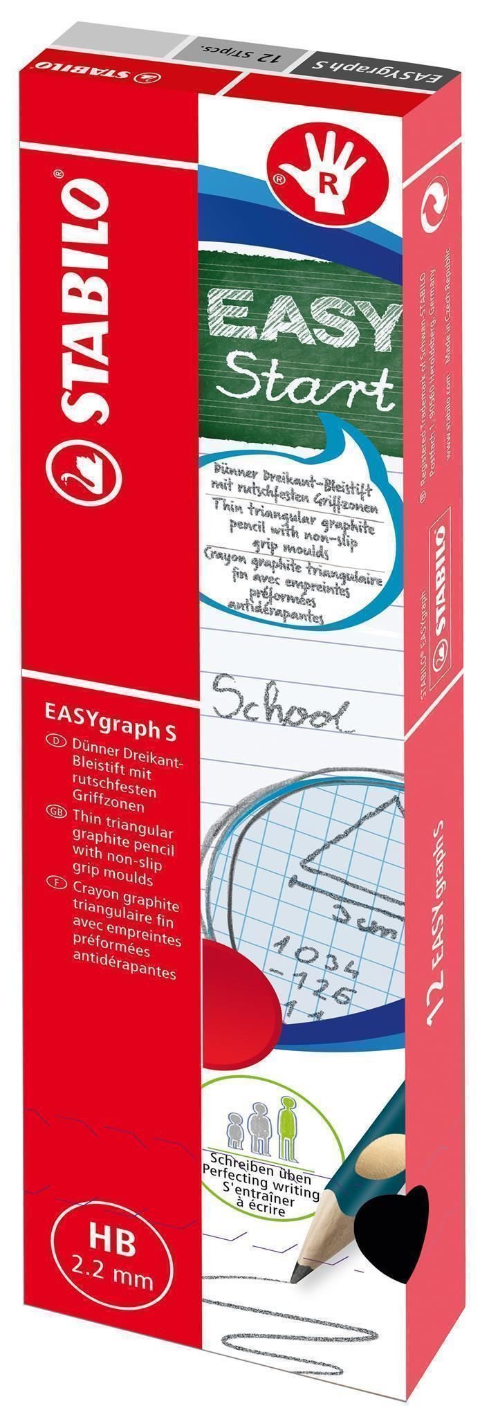 STABILO Bleistift STABILO EASYgraph S R HB grün