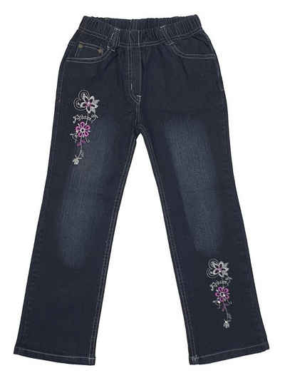 Girls Fashion Bequeme Jeans Bequeme Mädchen Jeans mit rundum Gummizug, M32