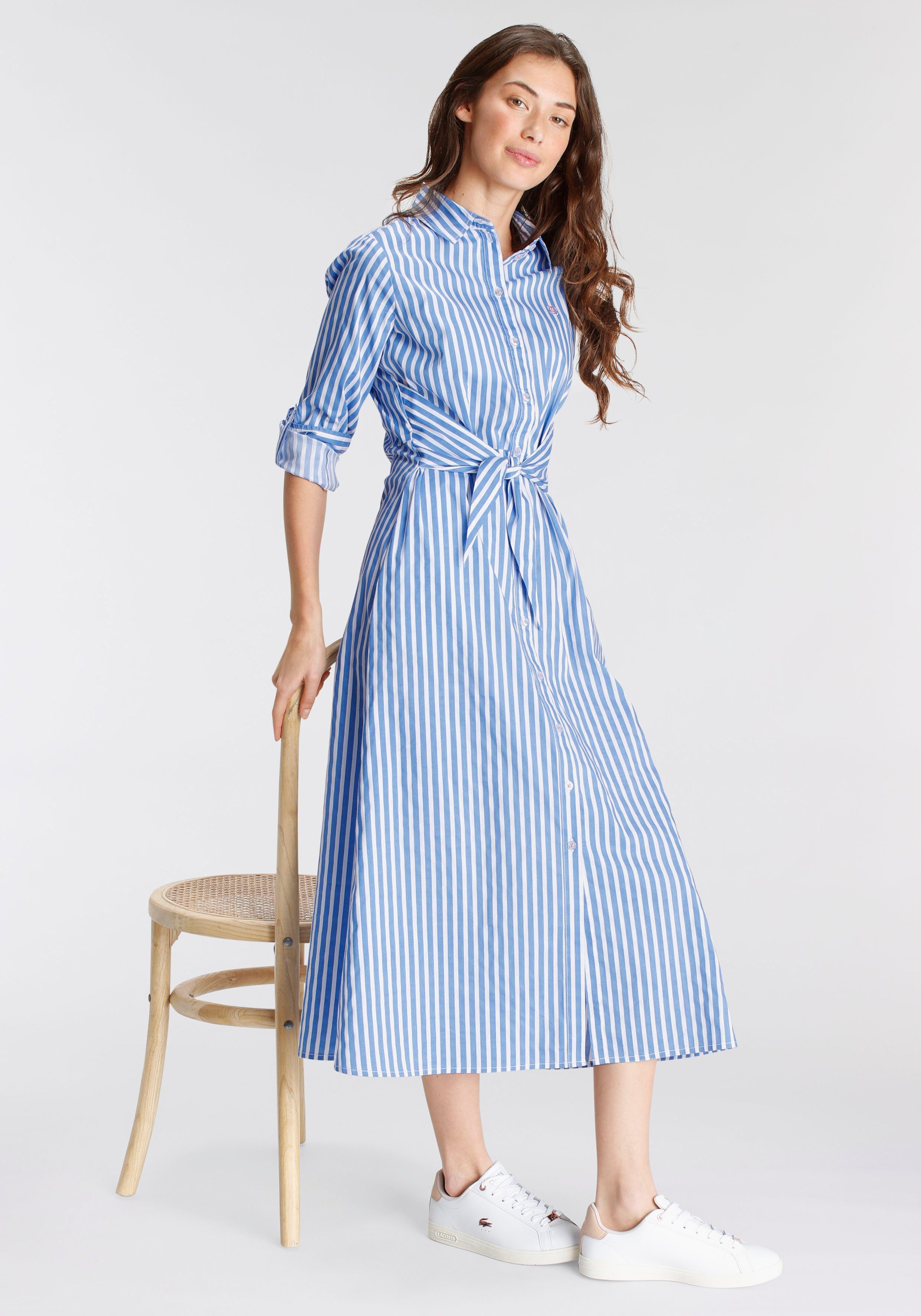 DELMAO Blusenkleid festliche Anlässe, lang, klassisch und seriös, aus Baumw günstig online kaufen