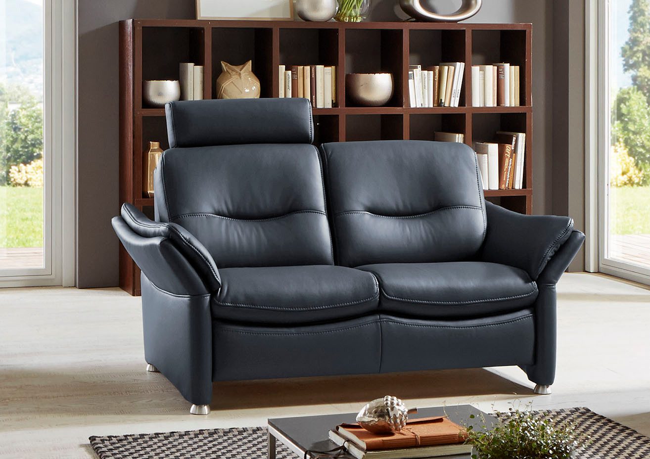HUKLA 2-Sitzer HU-SF15058 Ledersofa, Breite 164 günstig online kaufen