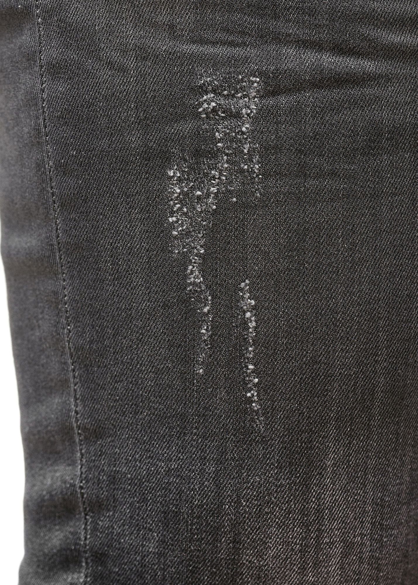 John Kayna Slim-fit-Jeans Herrenhose Grey Slim Designer Used 609-JS Herrenjeans (Jeanshose Jeanshose Denim Bootcut, Jeans Designerjeans Freizeit,Casual Fit Steel 1-tlg) Herren