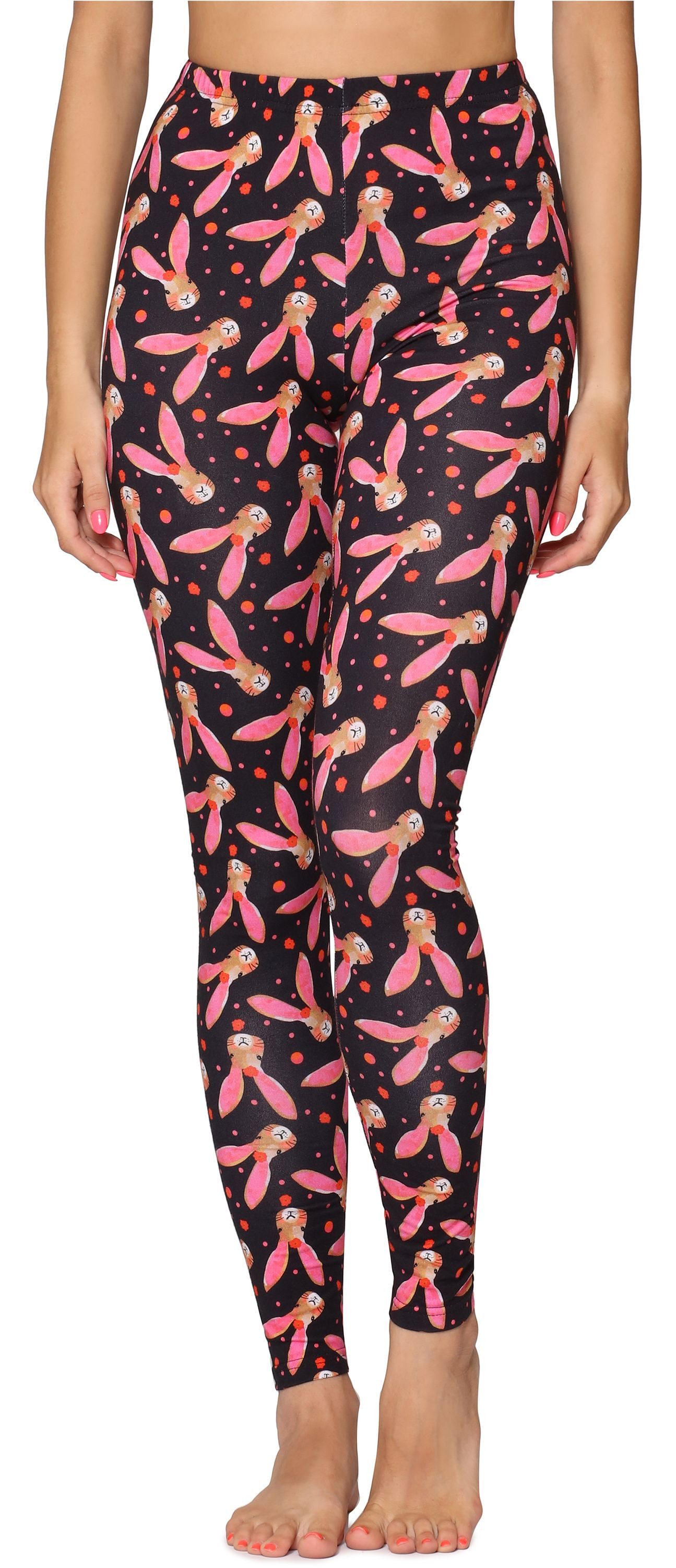 Merry Style Leggings Damen Lange Leggings MS10-338 (1-tlg) elastischer Bund