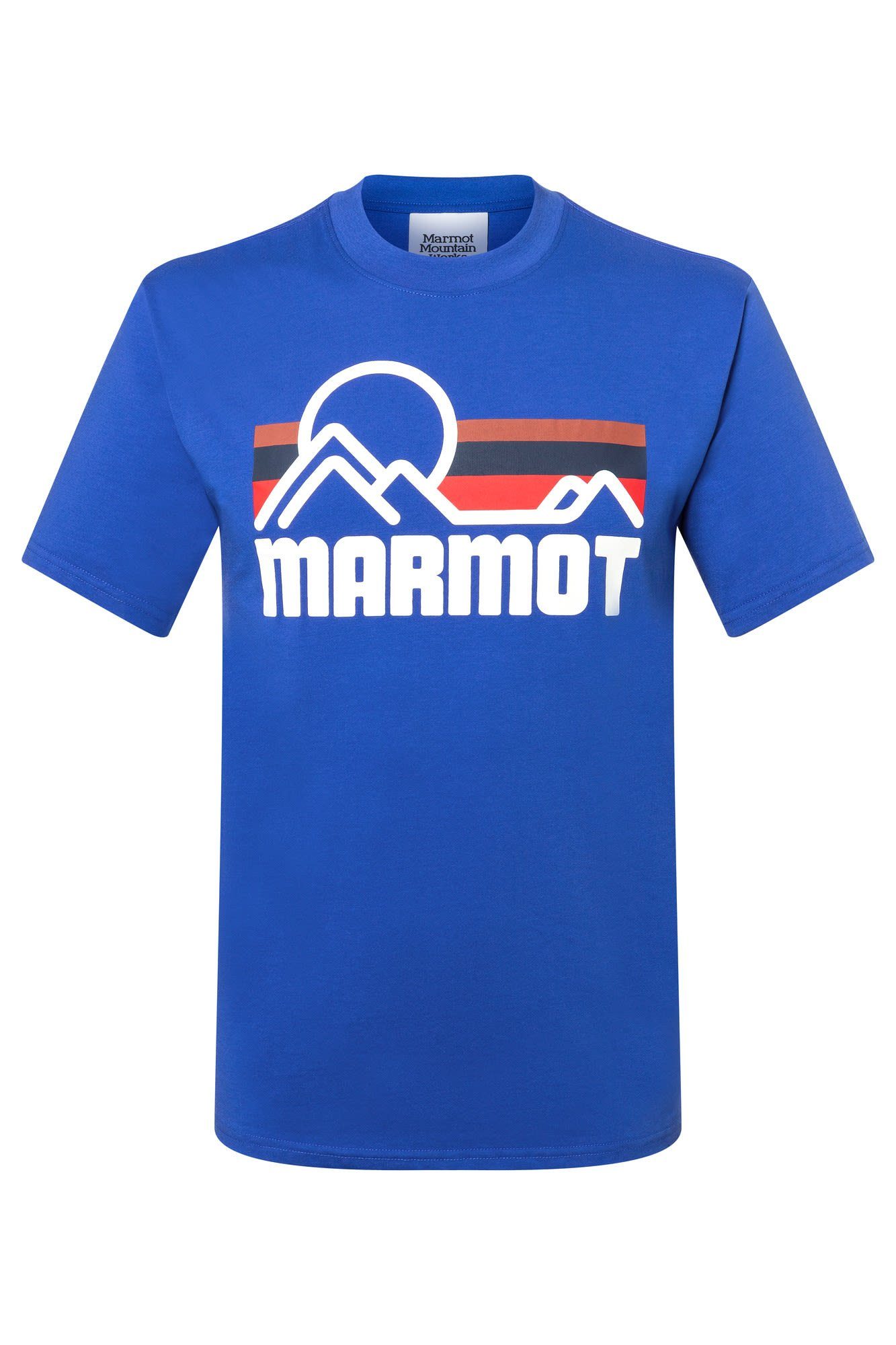 Marmot T-Shirt Marmot M Coastal Tee Short-sleeve Herren Trail Blue