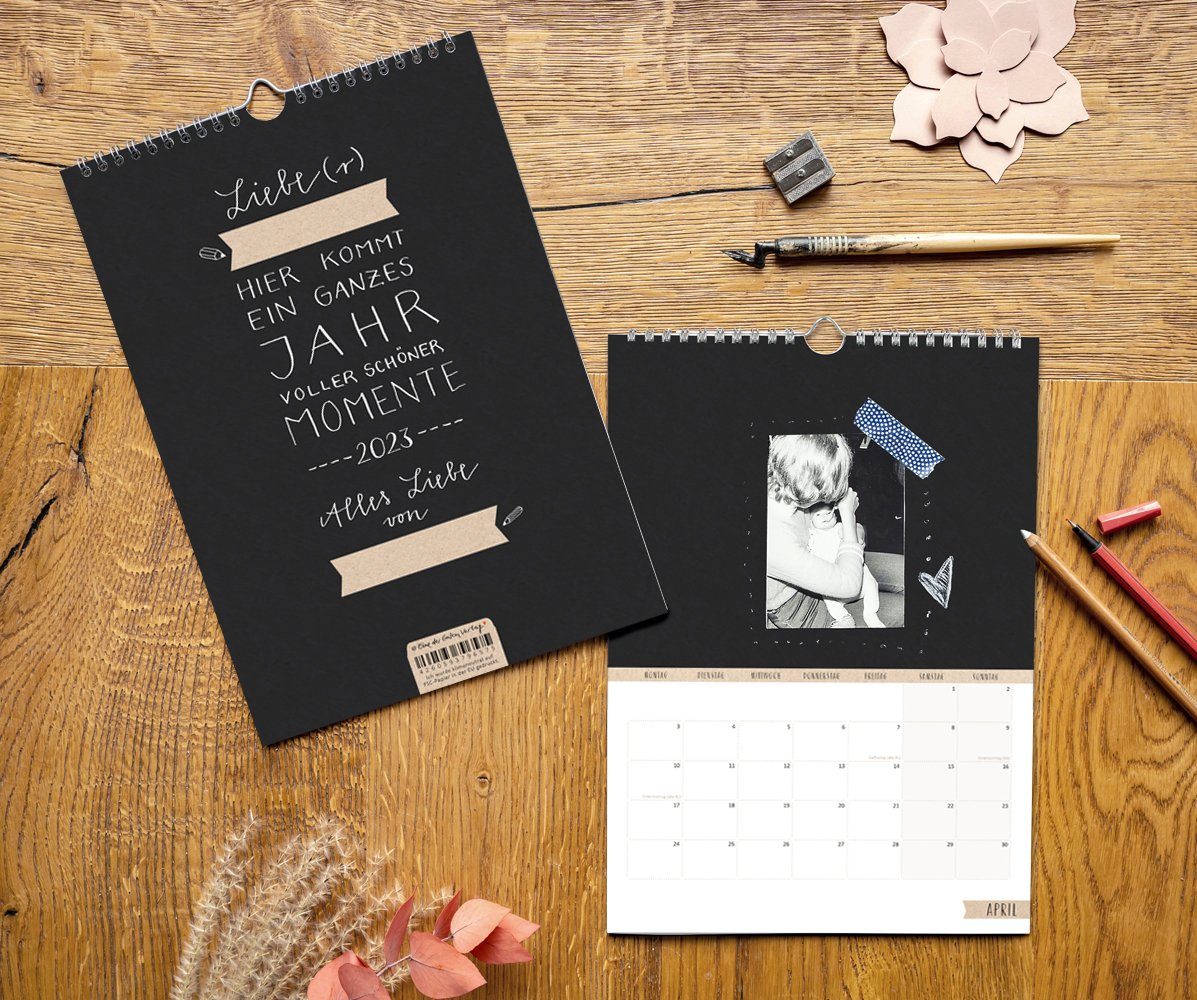 Eine der Guten Verlag Kalender zum Selbstbasteln Ein ganzes Jahr voller 