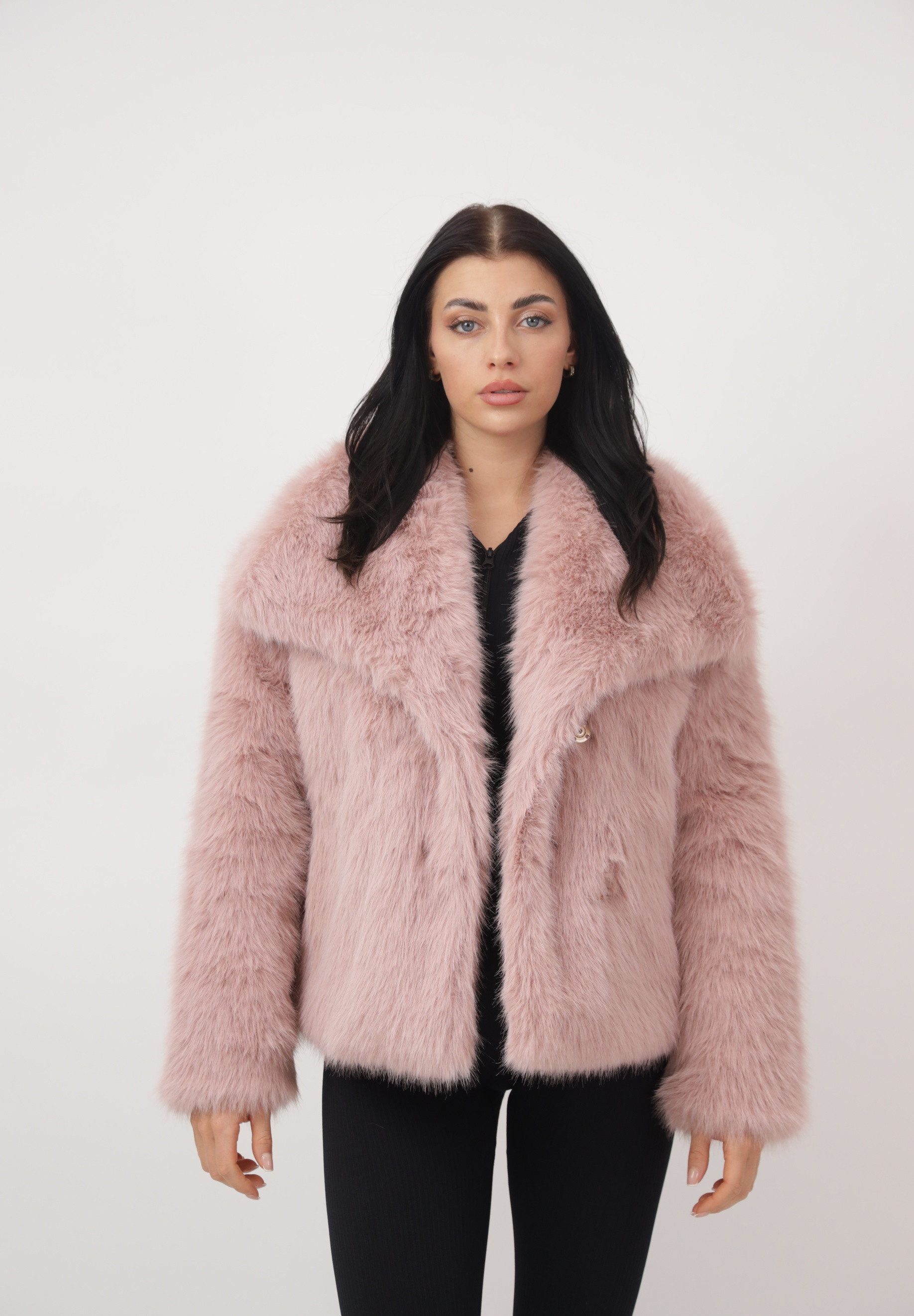 Cherry KoKo Fellimitatmantel Kunstfellmantel