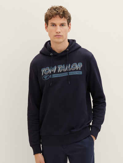 TOM TAILOR Hoodie Hoodie mit Logo Print