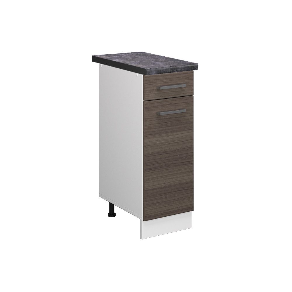 Vicco Unterschrank R-Line, Grau/Weiß, 30 cm, günstig online kaufen