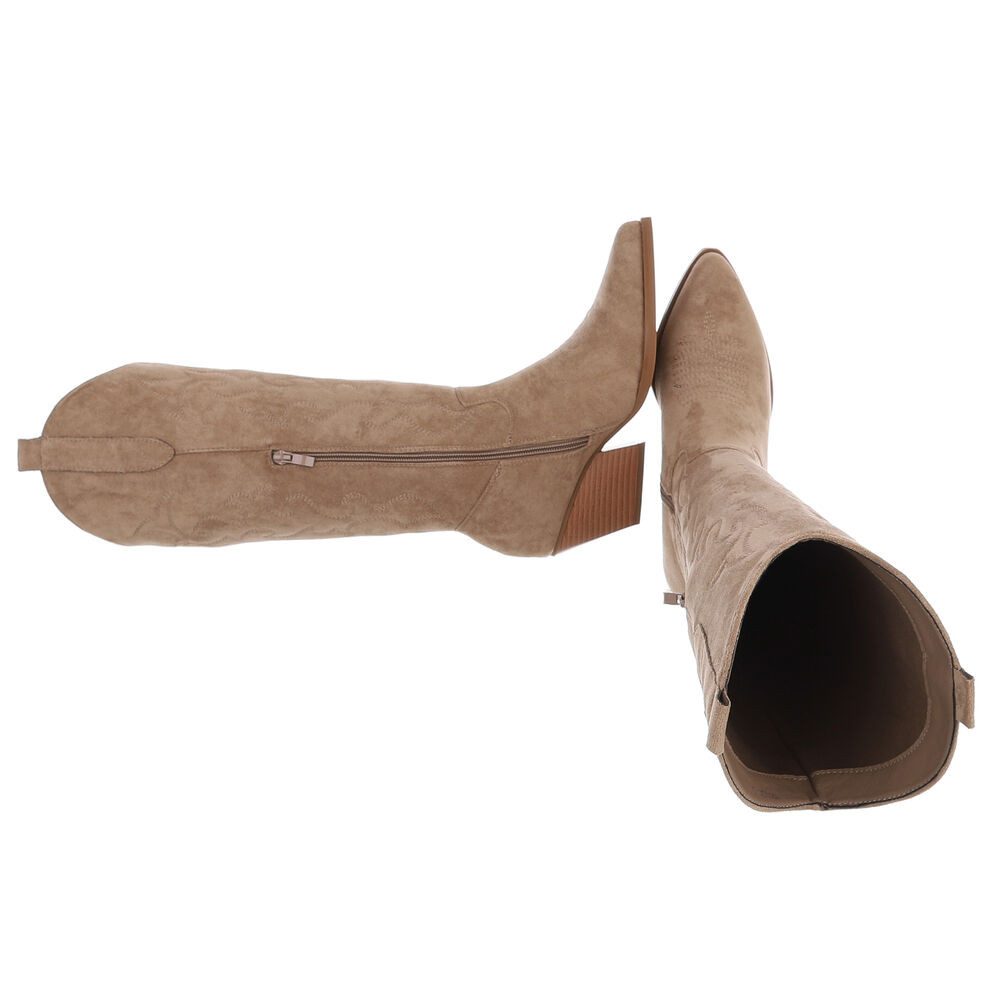 Ital-Design Elegante Cowboy-Stiefel mit Verzierungen für Damen Westernstief günstig online kaufen