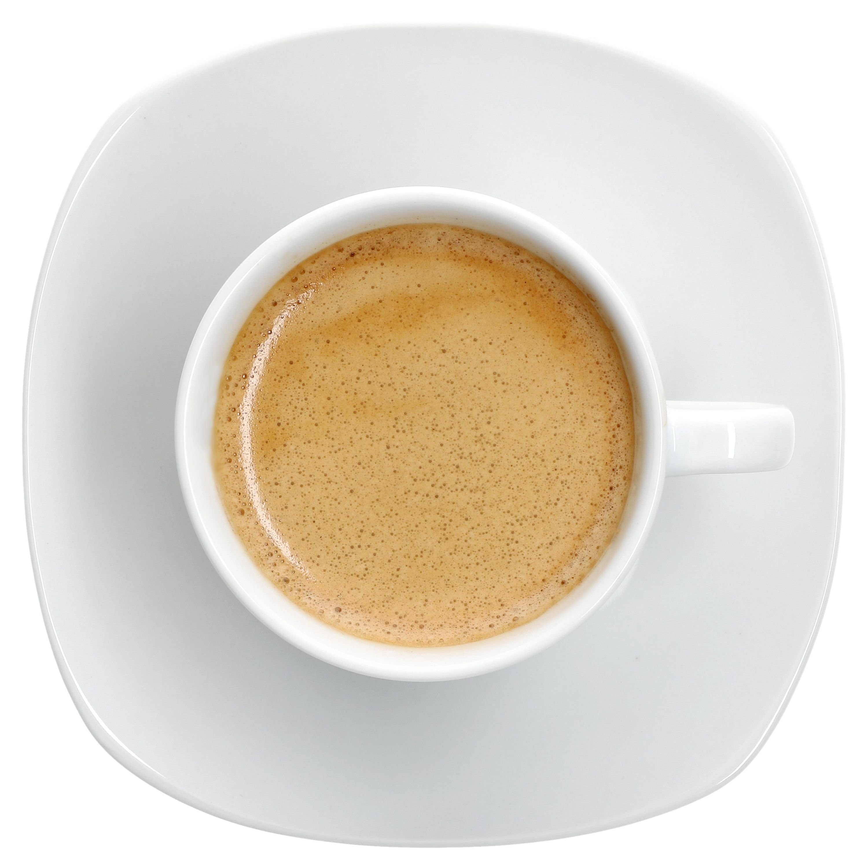 MamboCat Tasse 6er Set Lotta Kaffeetassen mit Untertassen 6 Personen weiß Porzellan, Porzellan