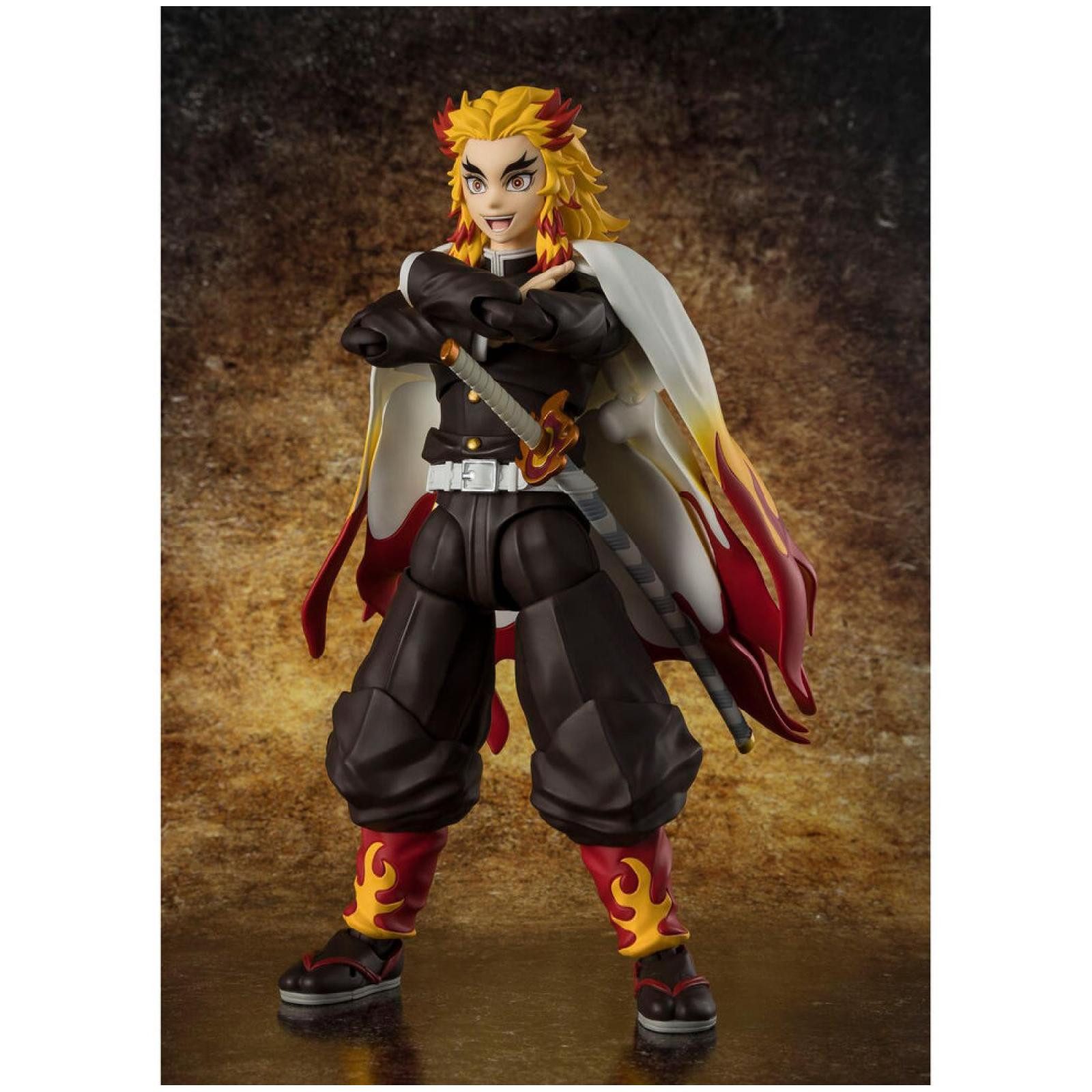 Bandai Tamashii Nations Actionfigur Demon Slayer Kimetsu no Yaiba Kyojuro Rengoku S.H. Figuarts figure 15c
