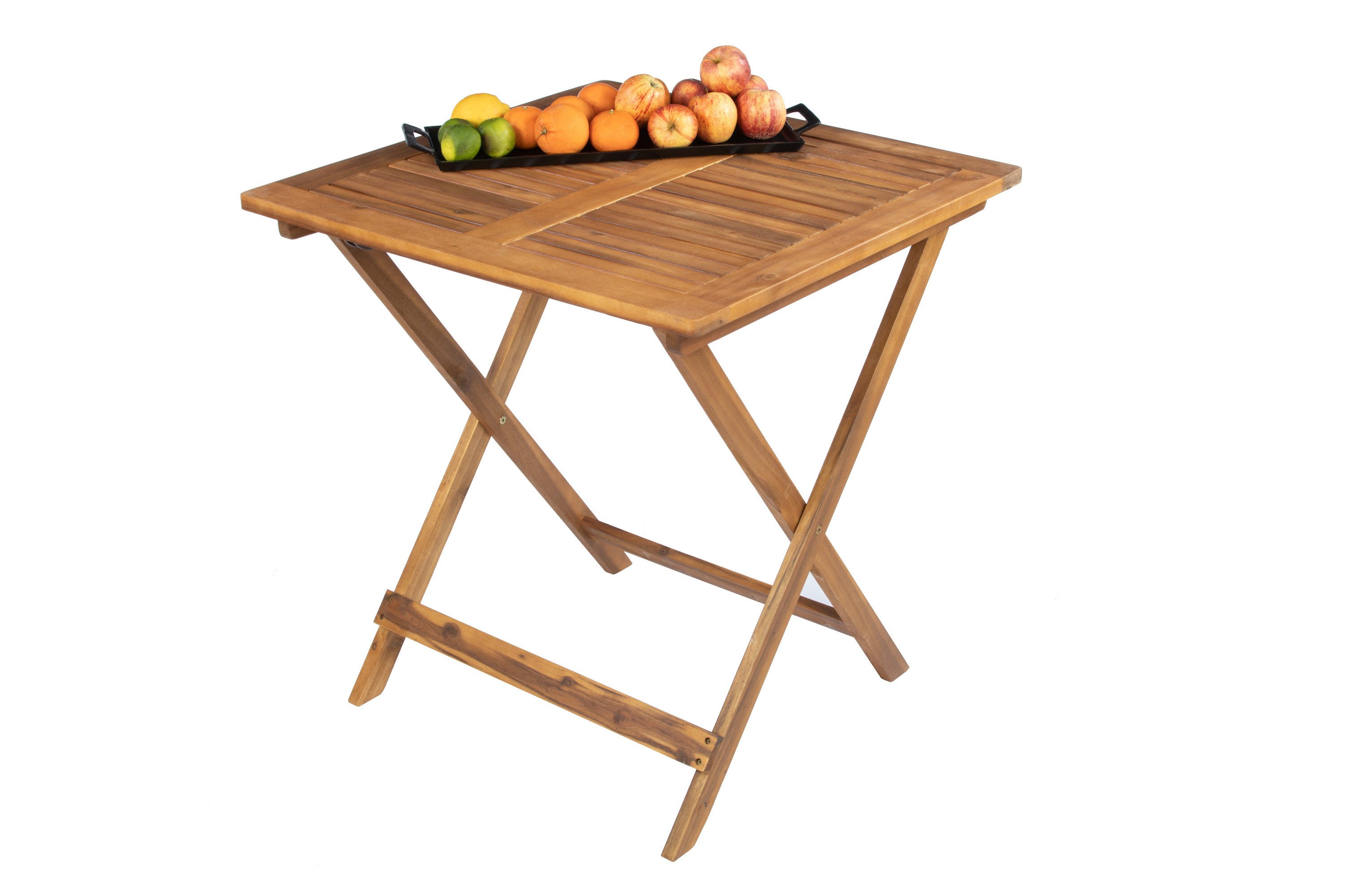 SAM® Klapptisch Morana, robustes geöltes Akazienholz, platzsparend, mit Klappfunktion