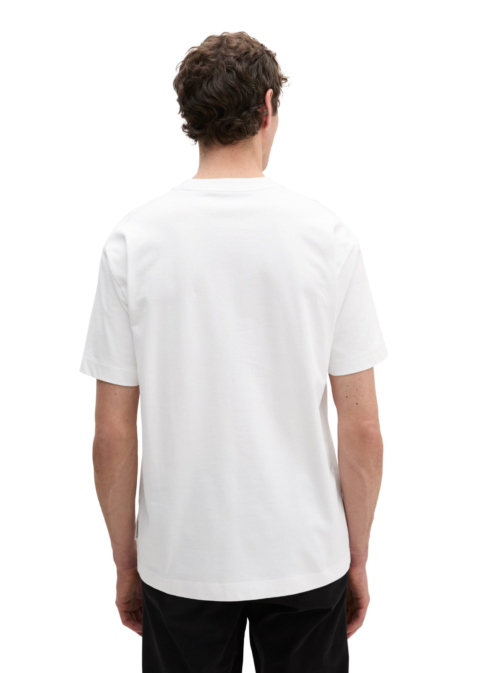Marc O'Polo T-Shirt aus schwerem Bio-Baumwoll-Jersey