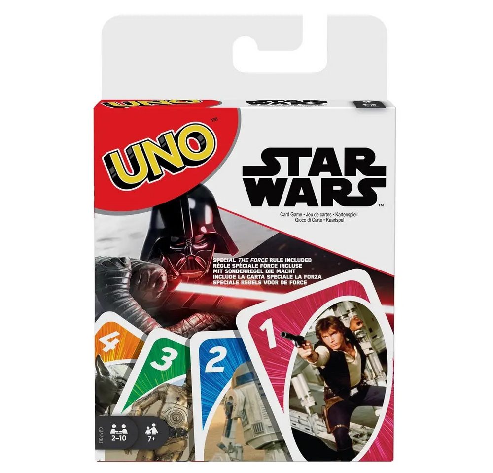 Mattel GmbH Spiel Games UNO Star Wars, Kartenspiel, Gesellschaftsspiel, Familienspiel