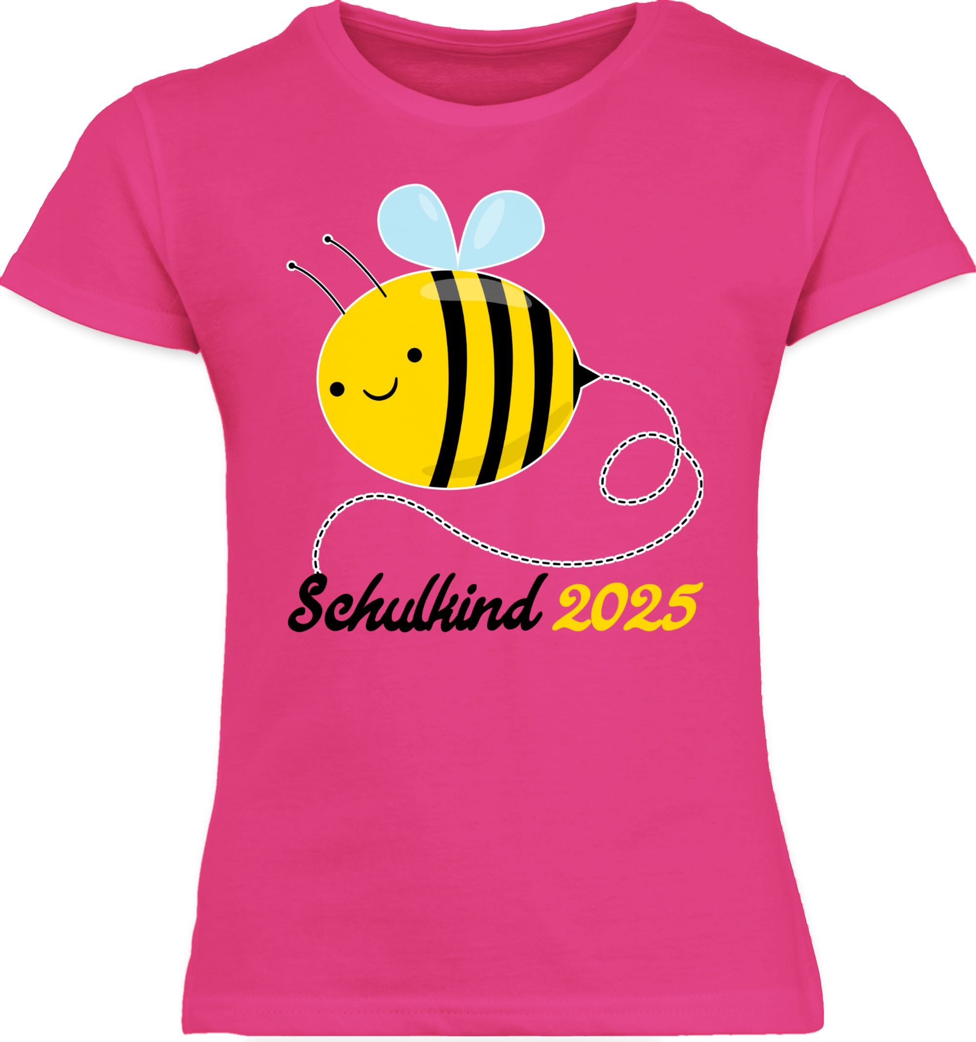 T-Shirt Biene Schulkind 2025 Geschenk Schulkinder Geschenk Einschulung I